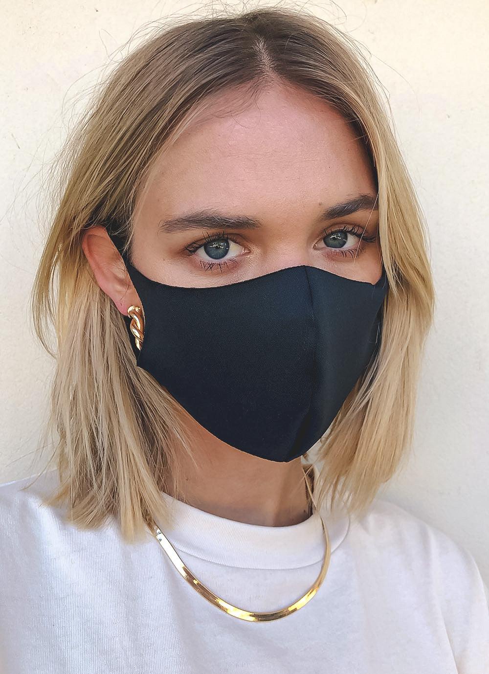 Fashion Face Mask - Black-Sunny Prom. All rights reserved.