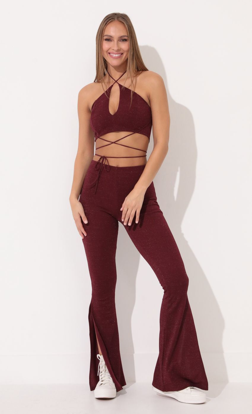 Set in Red Shimmer-Sunny Prom. All rights reserved.