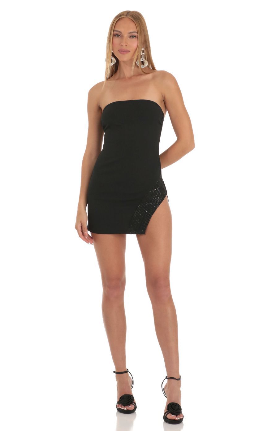 Sequin Dress in Black-Sunny Prom. All rights reserved.