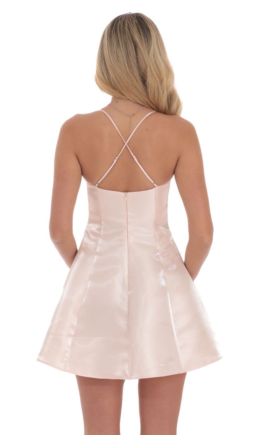 Sheen Fit and Flare Dress in Pink-Sunny Prom. All rights reserved.