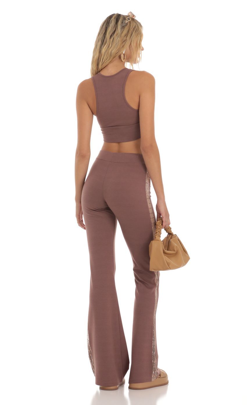 Sequin Two Piece Set in Brown-Sunny Prom. All rights reserved.