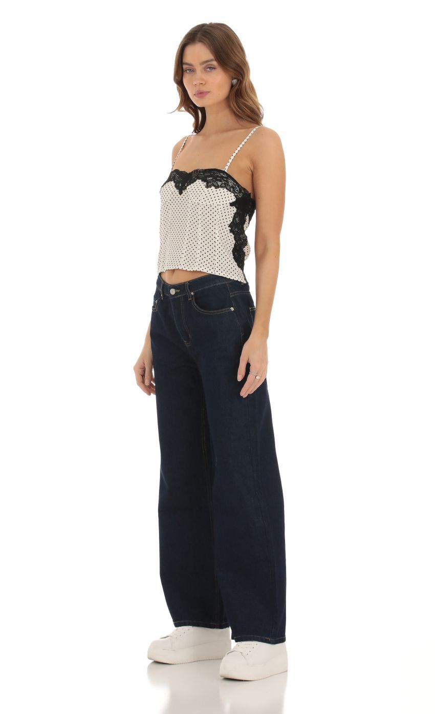 Wide Leg Jeans in Denim-Sunny Prom. All rights reserved.