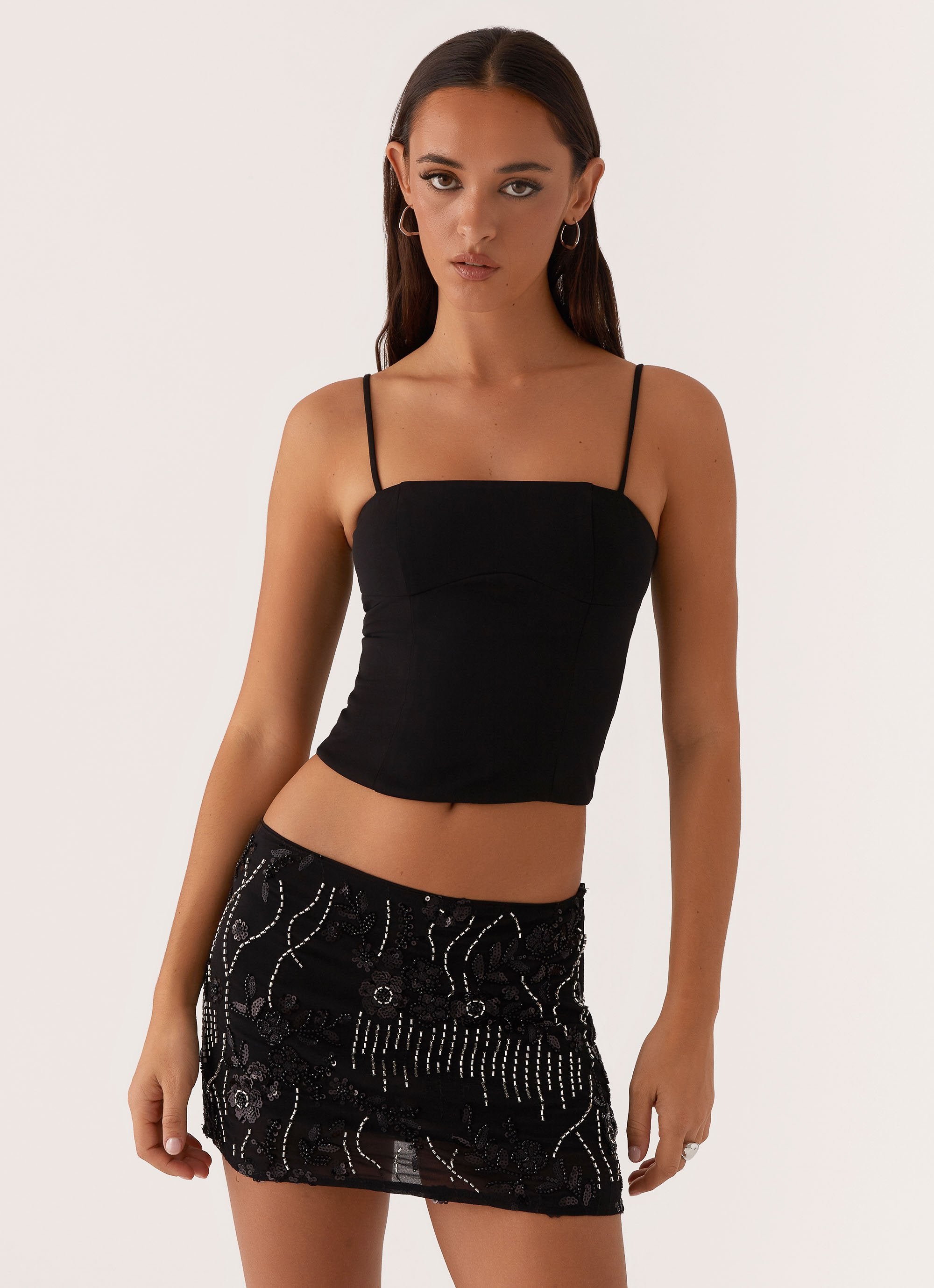 Adored By You Mini Skirt - Black-Sunny Prom. All rights reserved.