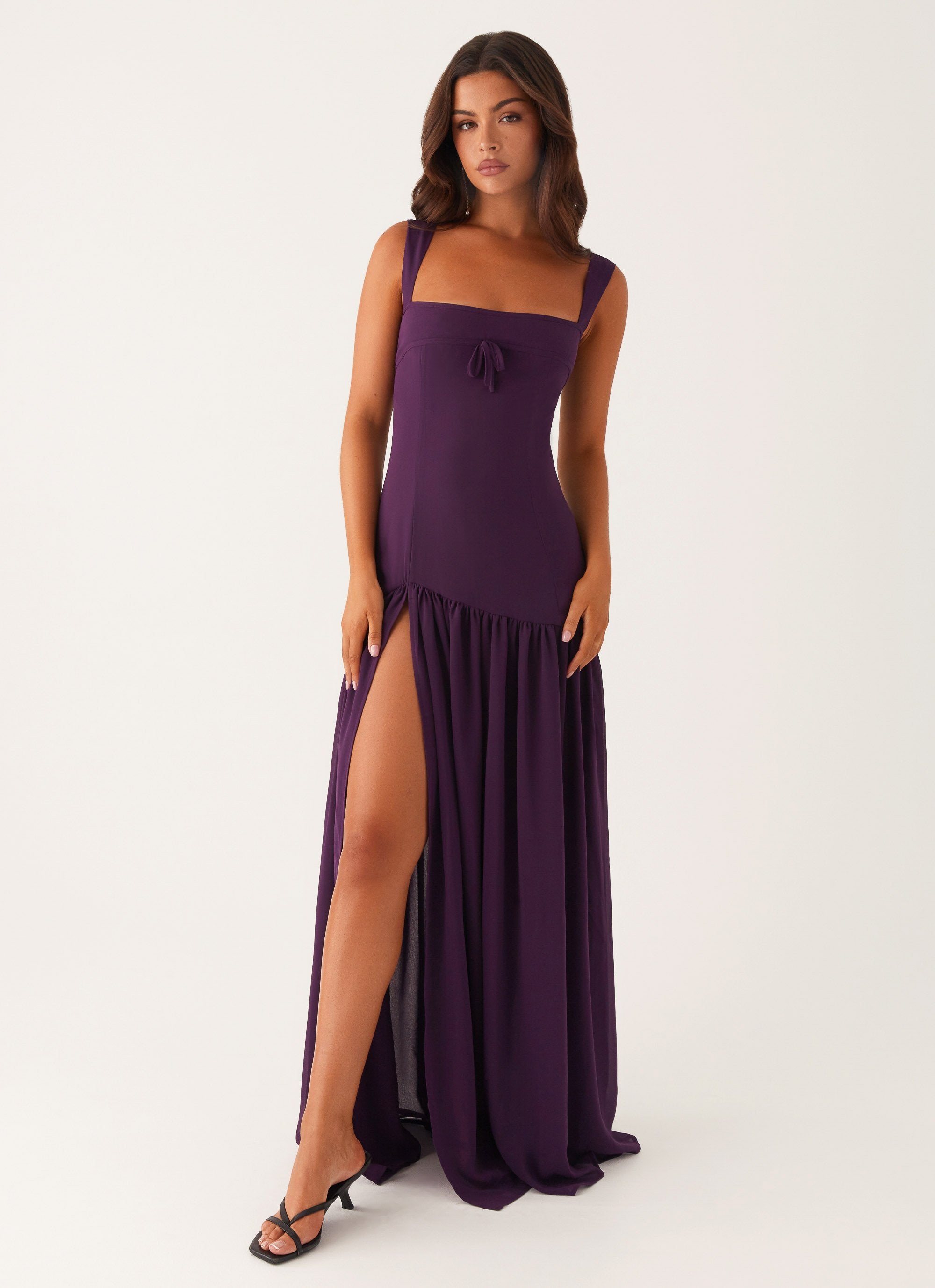 Alberta Maxi Dress - Mulberry-Sunny Prom. All rights reserved.