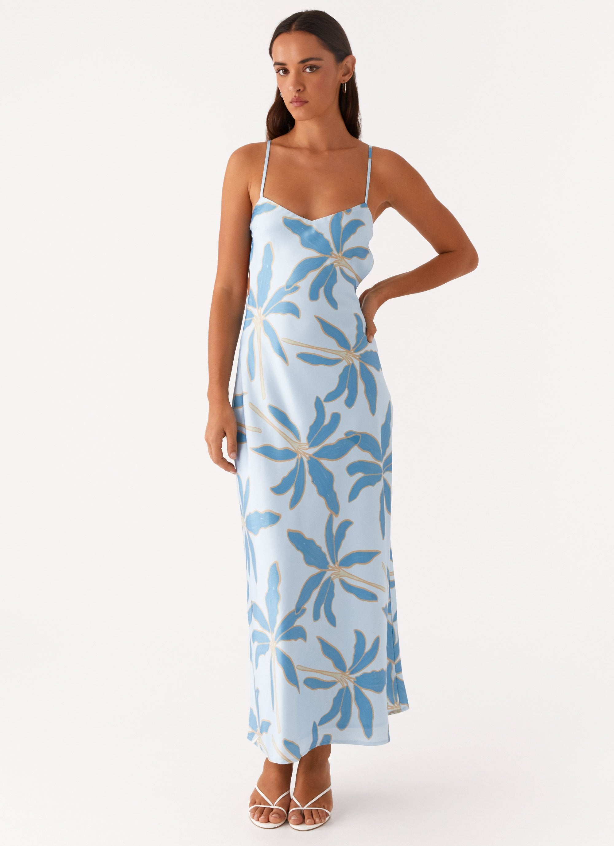 Alisha Midi Dress - Opulent Blue-Sunny Prom. All rights reserved.