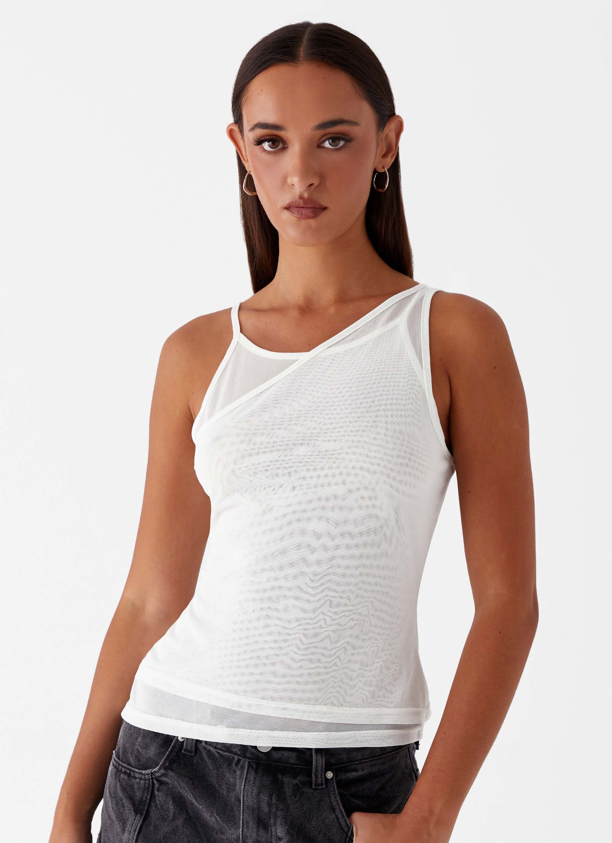 Almost Famous Tank - Off White-Sunny Prom. All rights reserved.
