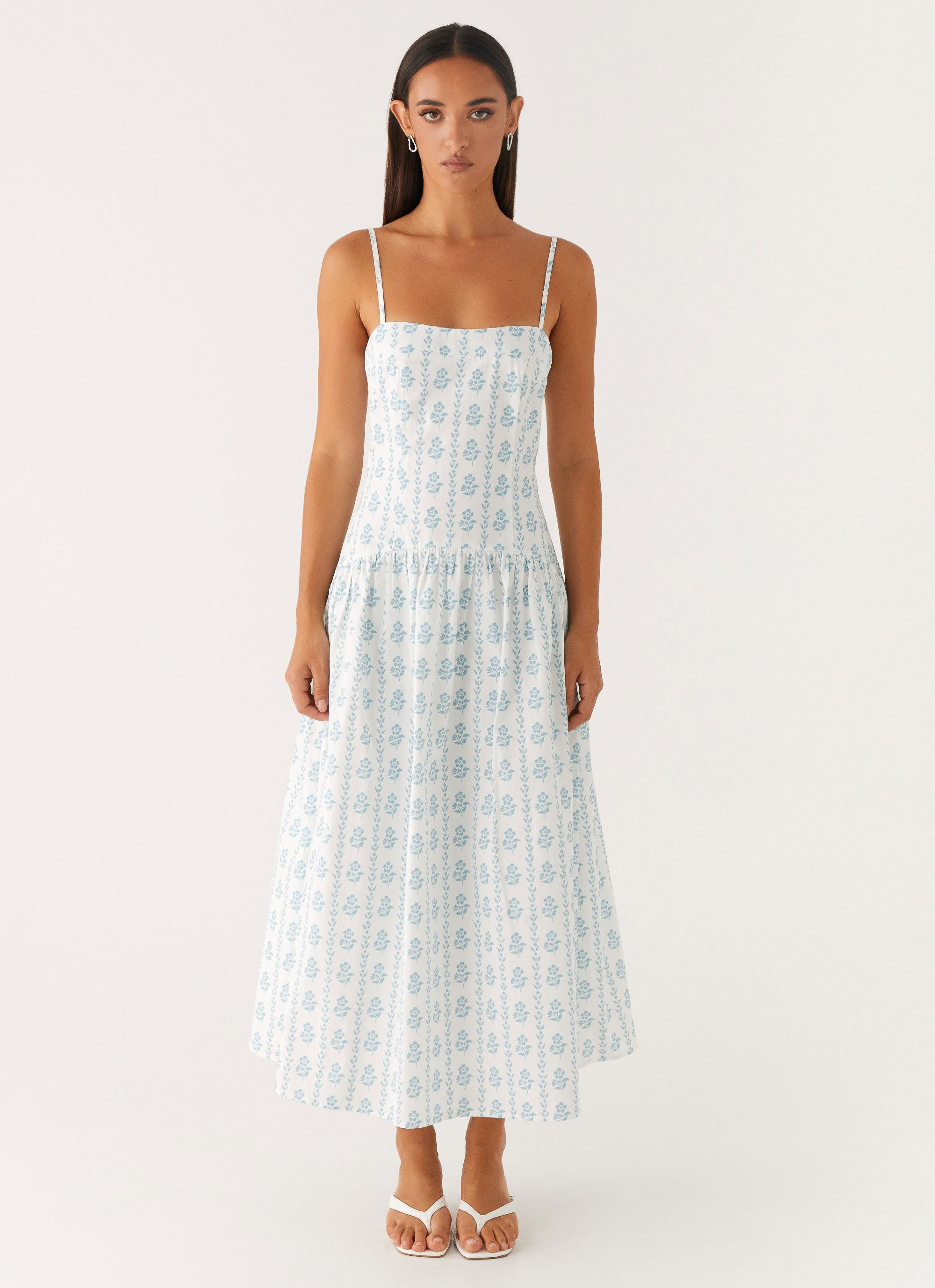 Amelie Midi Dress - Sweet Daydream Print-Sunny Prom. All rights reserved.