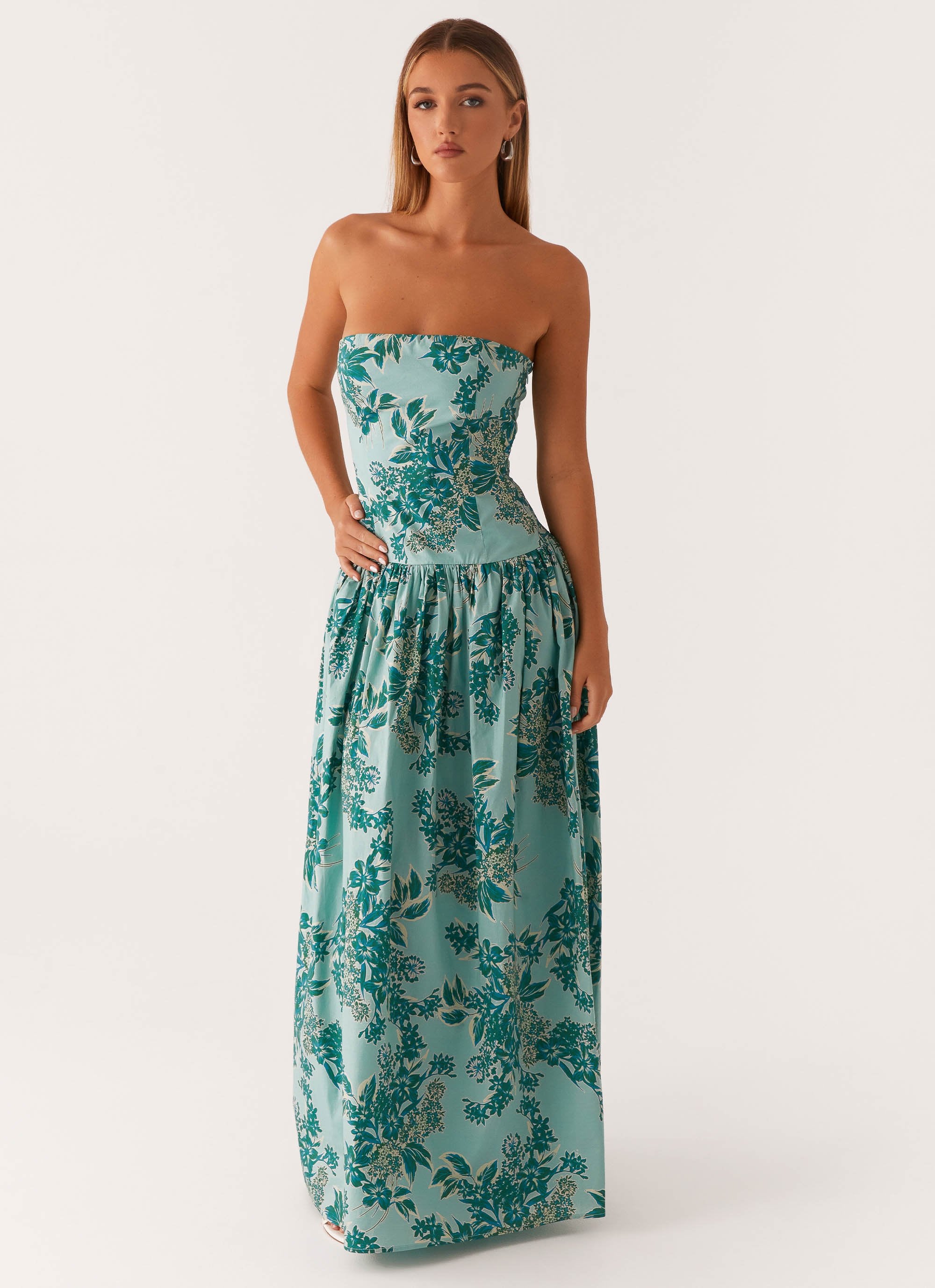 Andorra Maxi Dress - Cloud Nine Floral-Sunny Prom. All rights reserved.