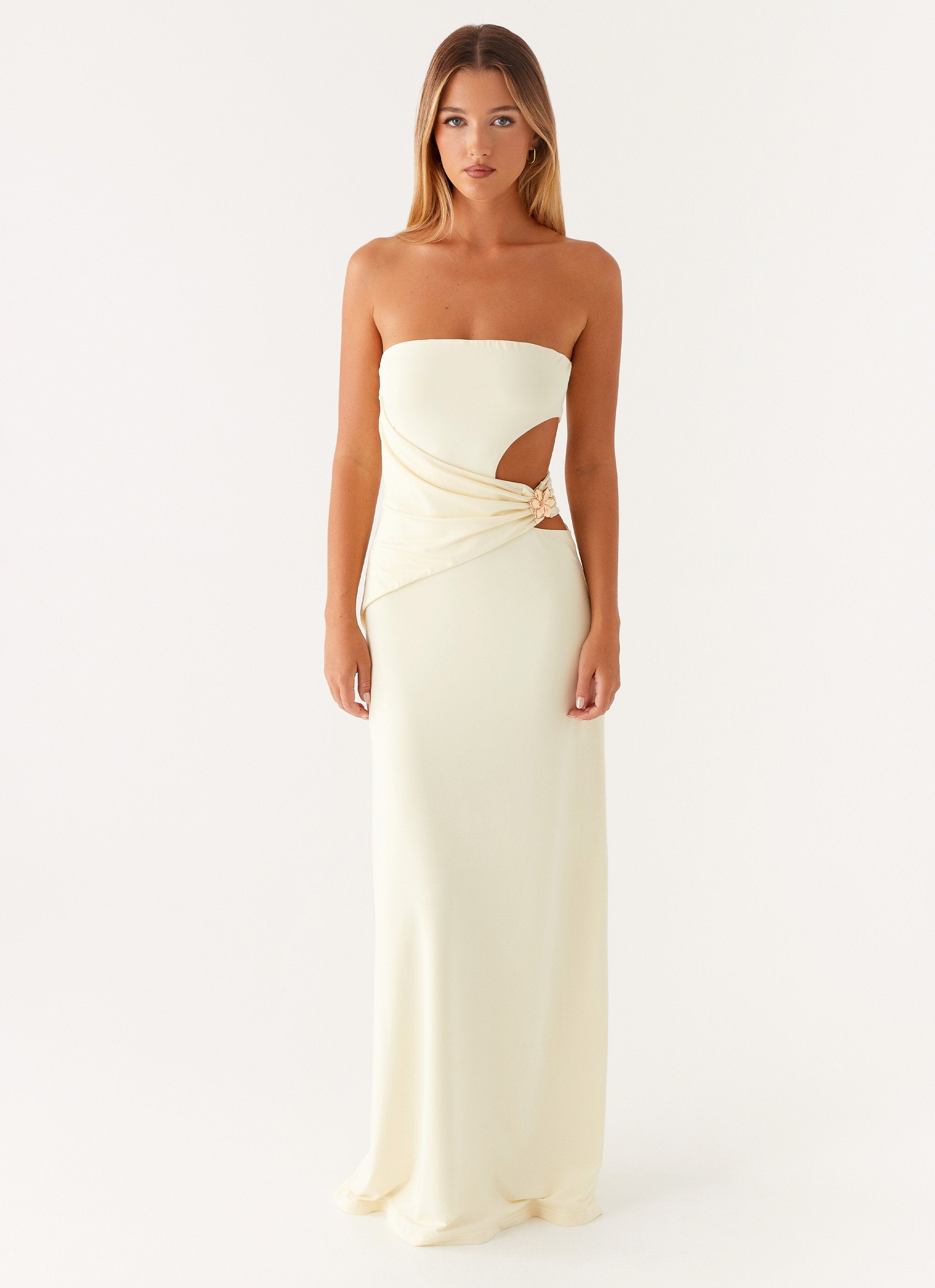 Anetta Maxi Dress - Yellow-Sunny Prom. All rights reserved.
