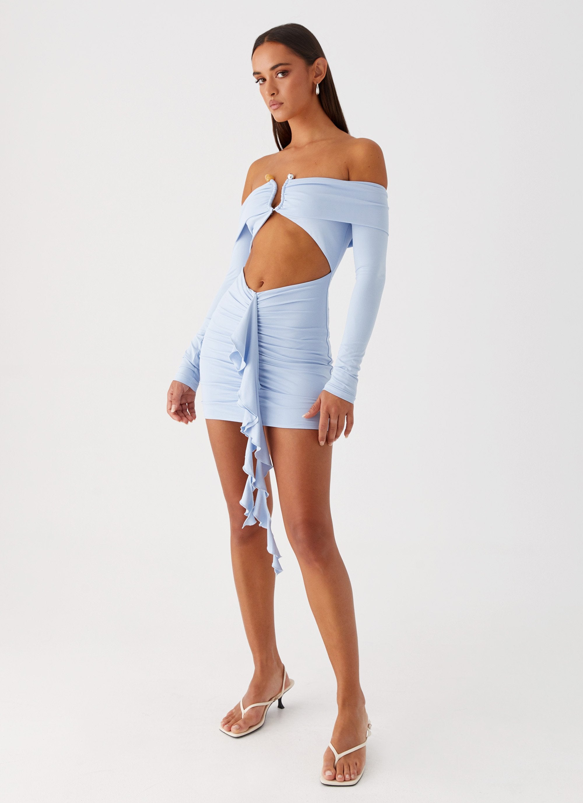Aniston Mini Dress - Blue-Sunny Prom. All rights reserved.
