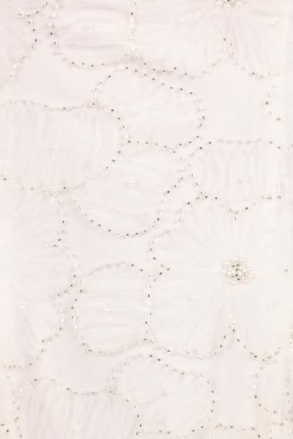 Ashly Off Shoulder Mini Dress - White-Sunny Prom