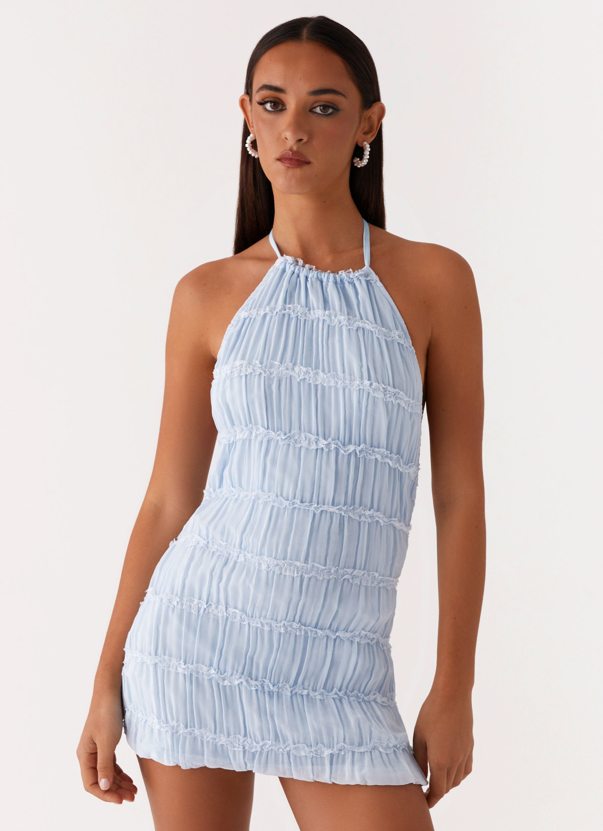 Aullie Mini Dress - Blue-Sunny Prom. All rights reserved.