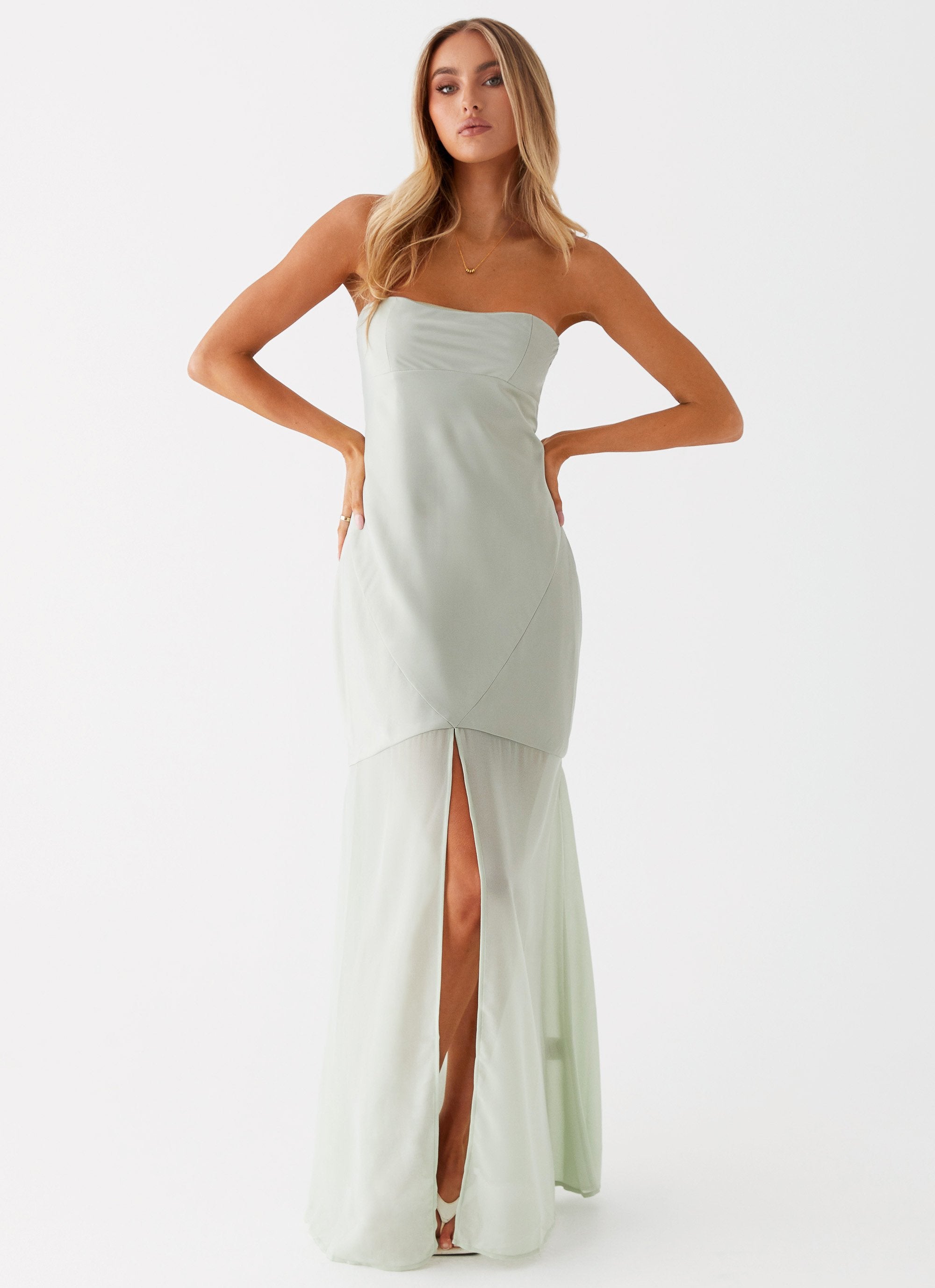 Brea Maxi Dress - Sage-Sunny Prom. All rights reserved.