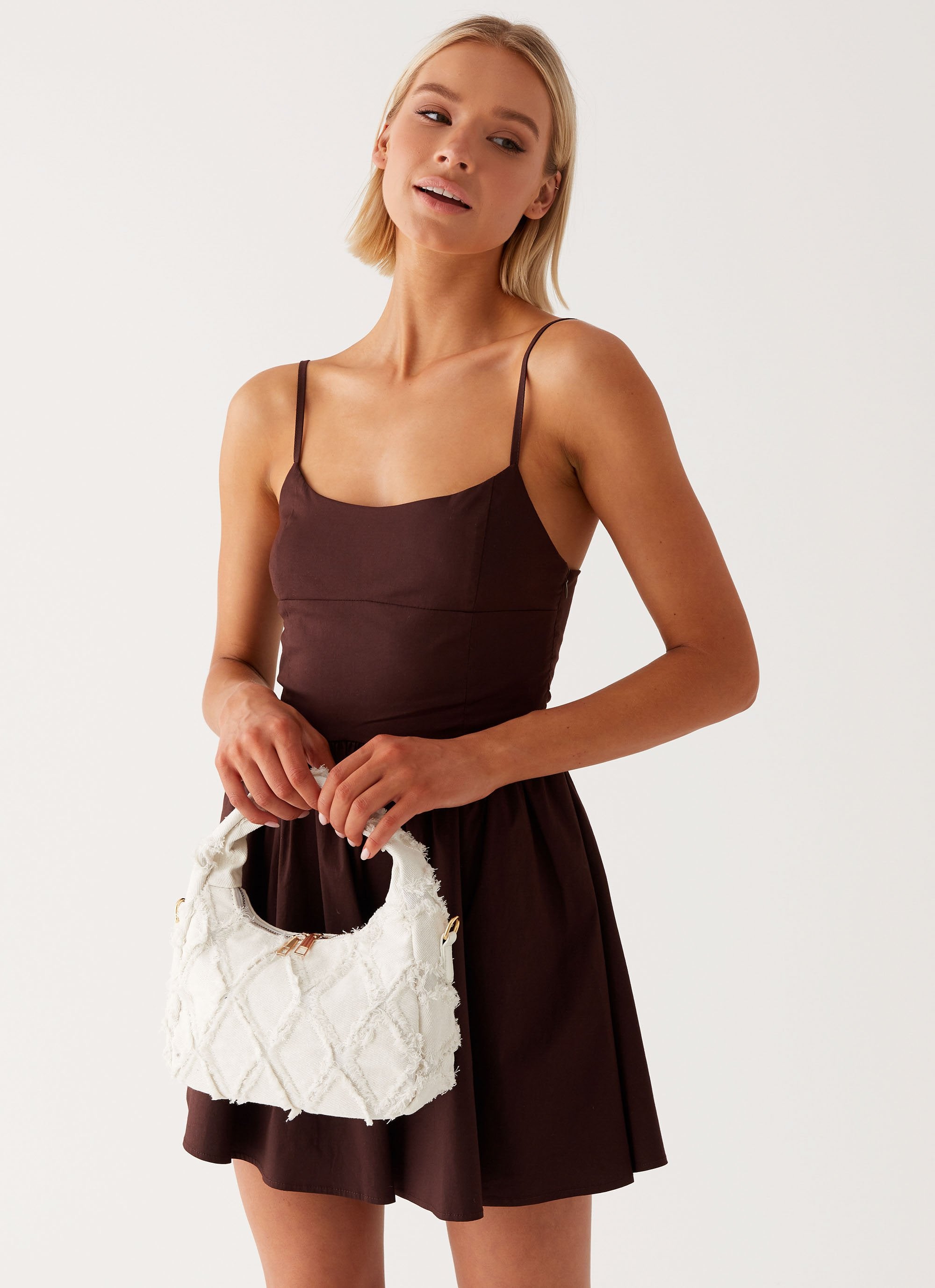 Bryony Shoulder Bag - White-Sunny Prom. All rights reserved.