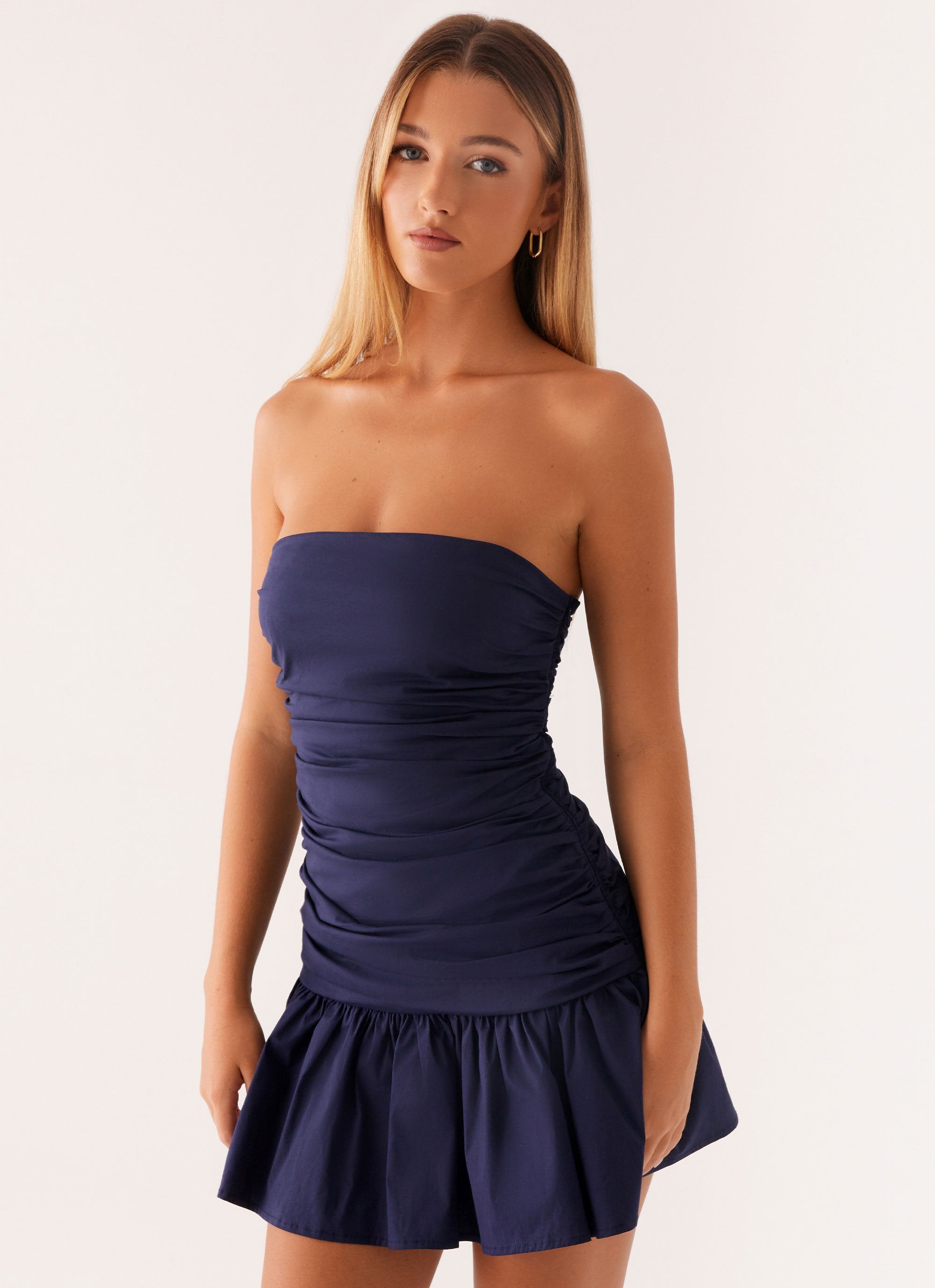 Carmel Mini Dress - Navy-Sunny Prom. All rights reserved.