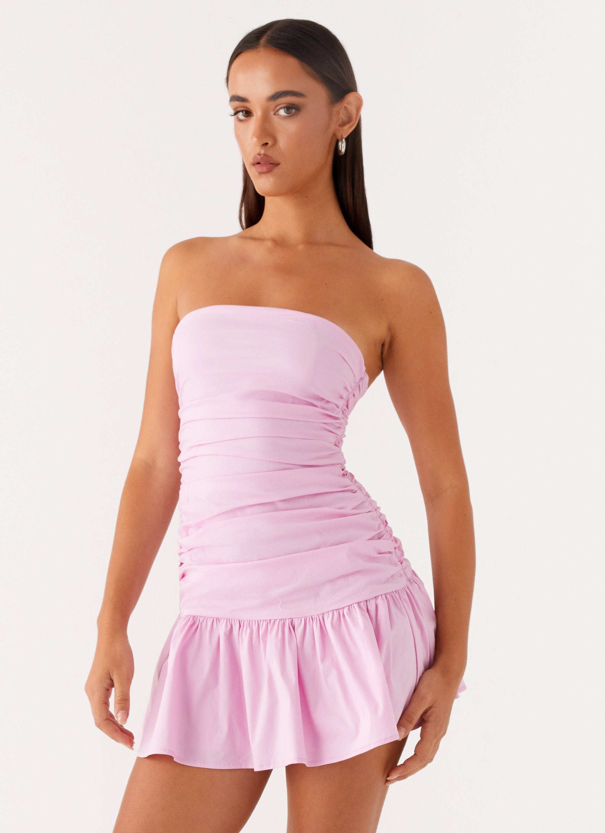 Carmel Mini Dress - Pink-Sunny Prom. All rights reserved.