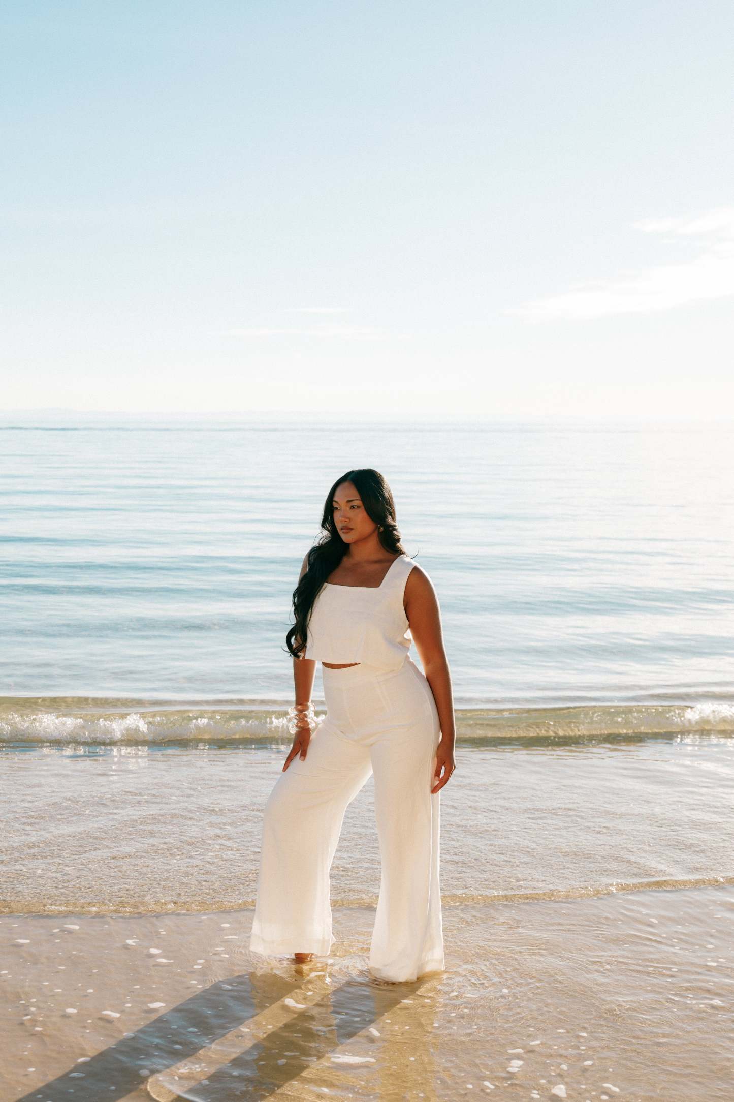 Devlin Top - Cloud White-Sunny Prom