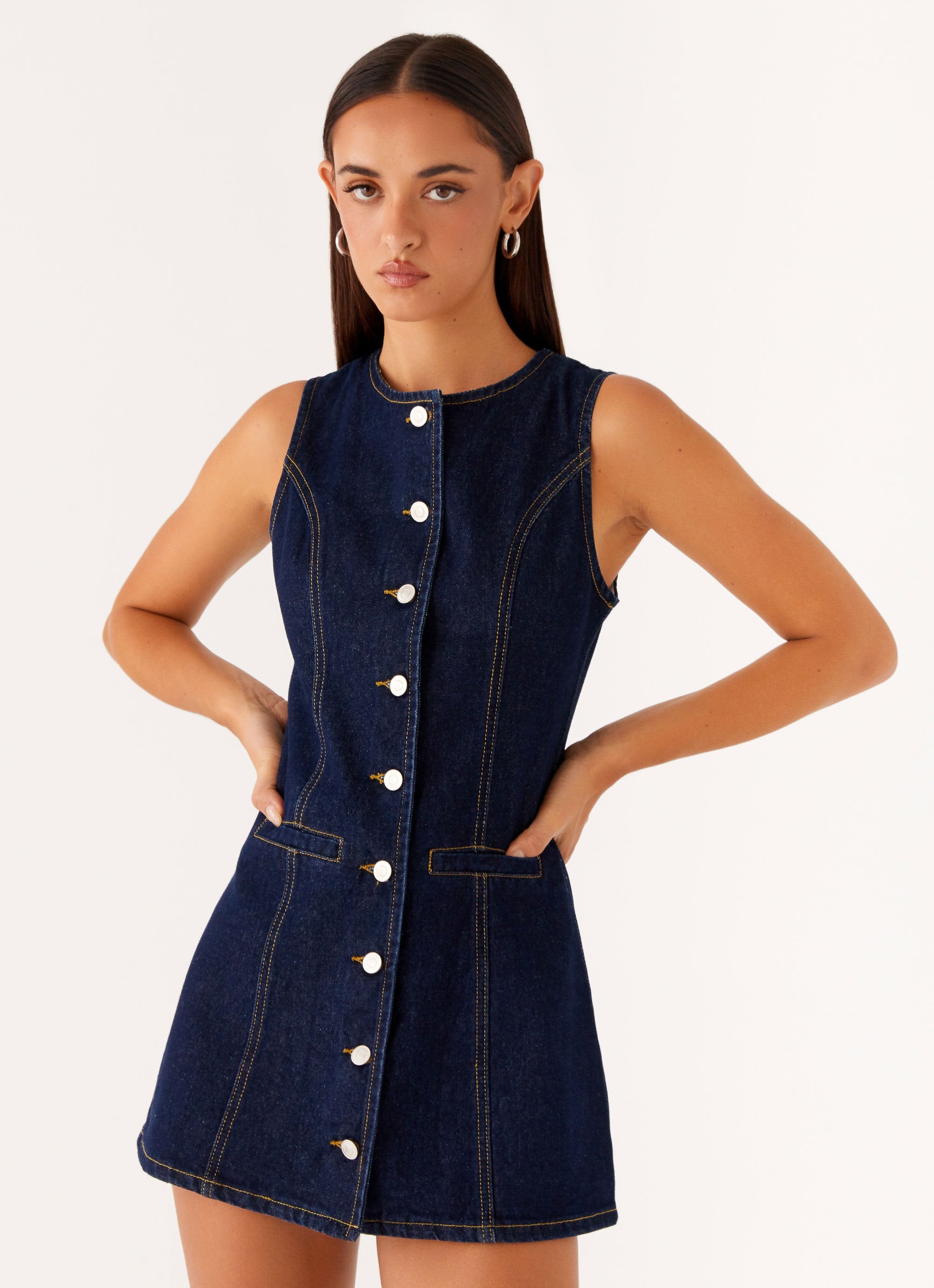 Dolton Mini Dress - Indigo-Sunny Prom. All rights reserved.