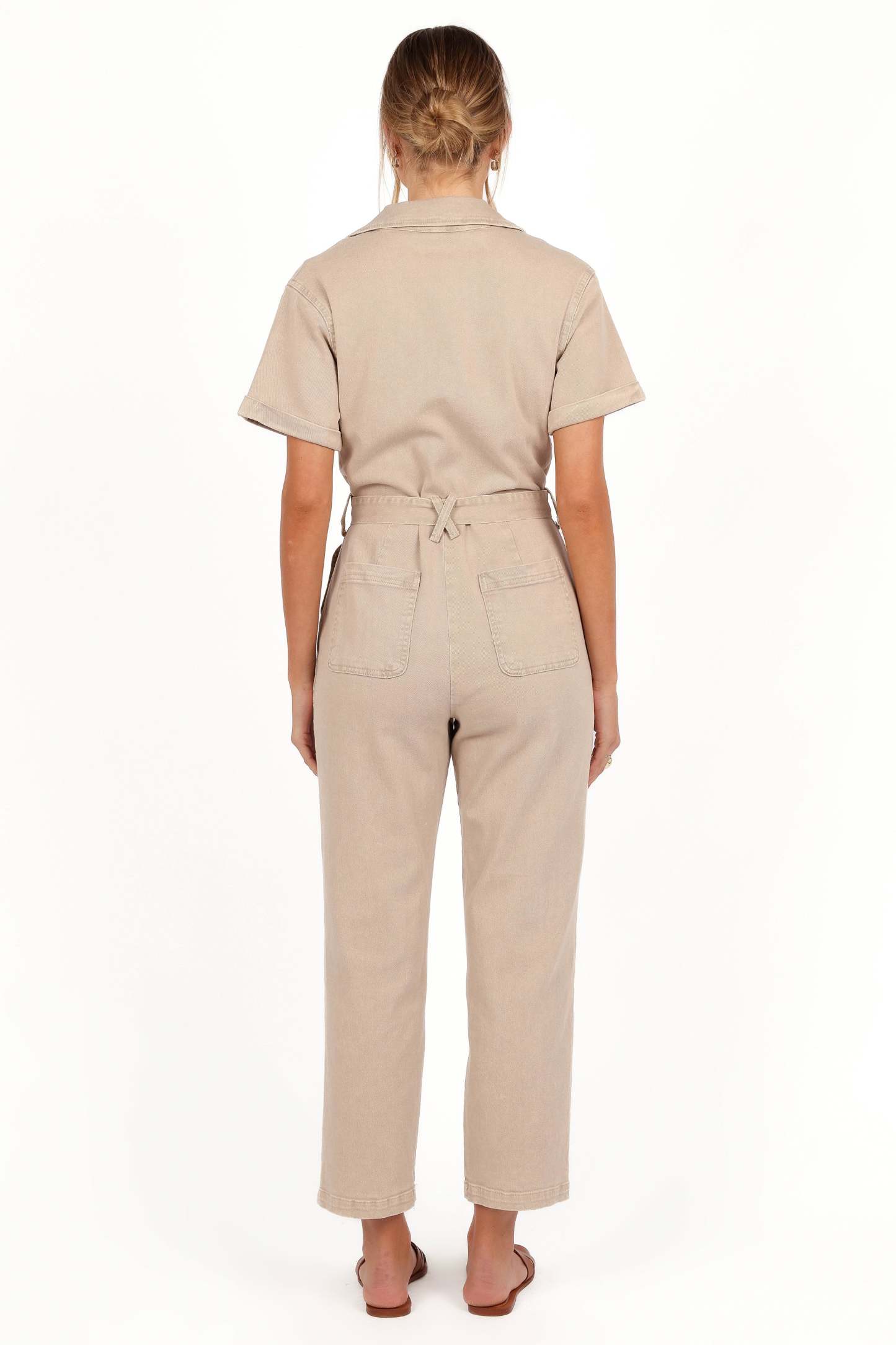 Eleni Jumpsuit - Khaki-Sunny Prom