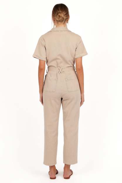 Eleni Jumpsuit - Khaki-Sunny Prom