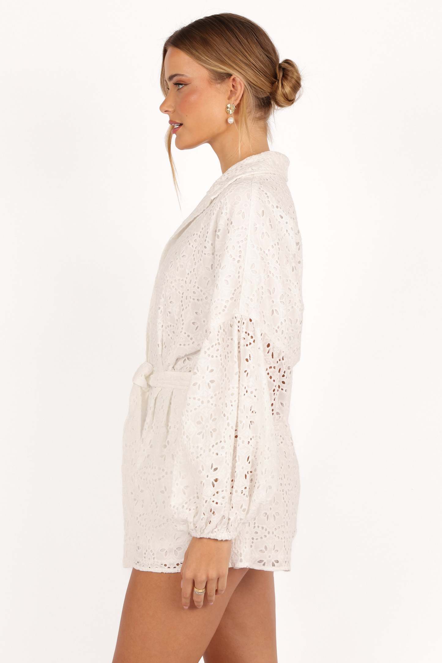 Ellia Romper - Off White-Sunny Prom
