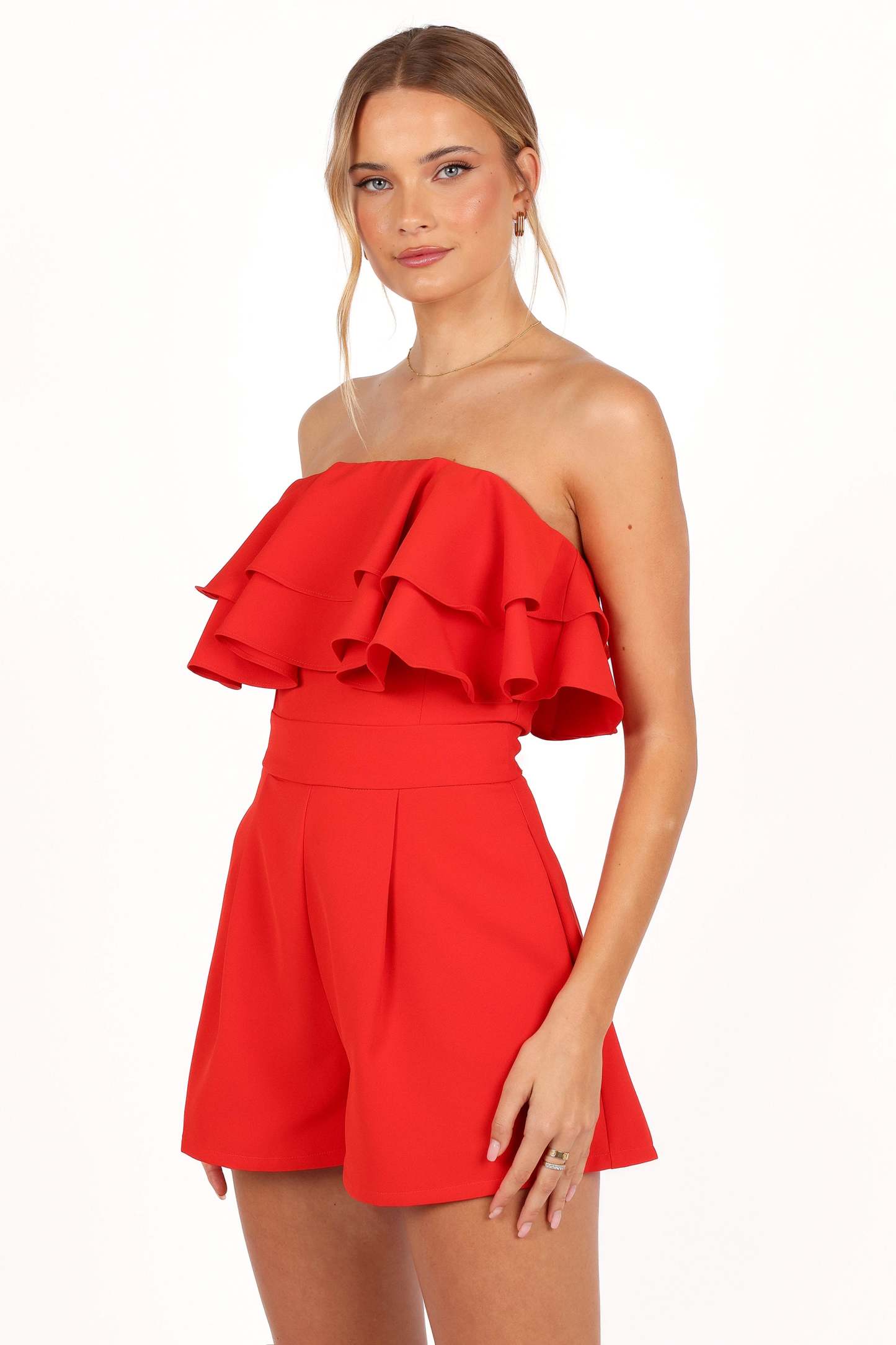 Elliott Romper - Red-Sunny Prom