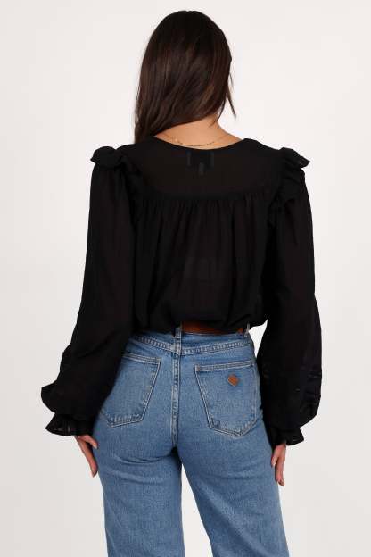 Emelia Top - Black-Sunny Prom