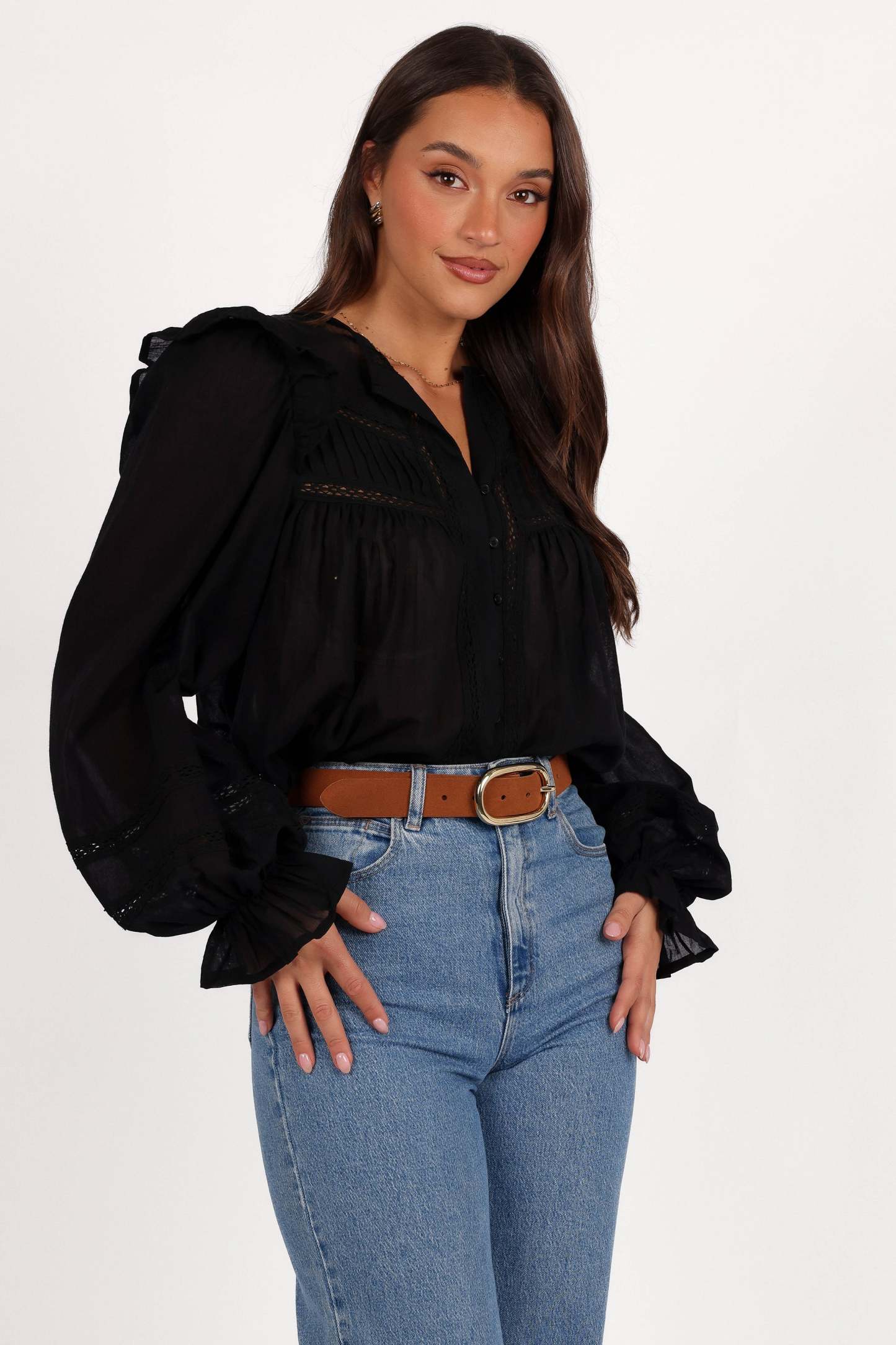 Emelia Top - Black-Sunny Prom