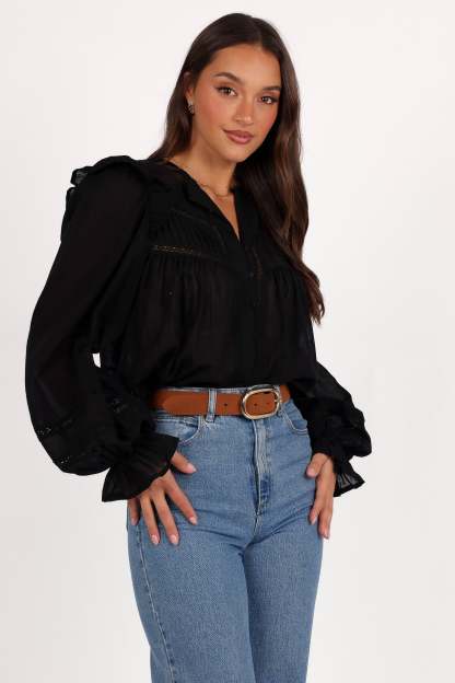 Emelia Top - Black-Sunny Prom