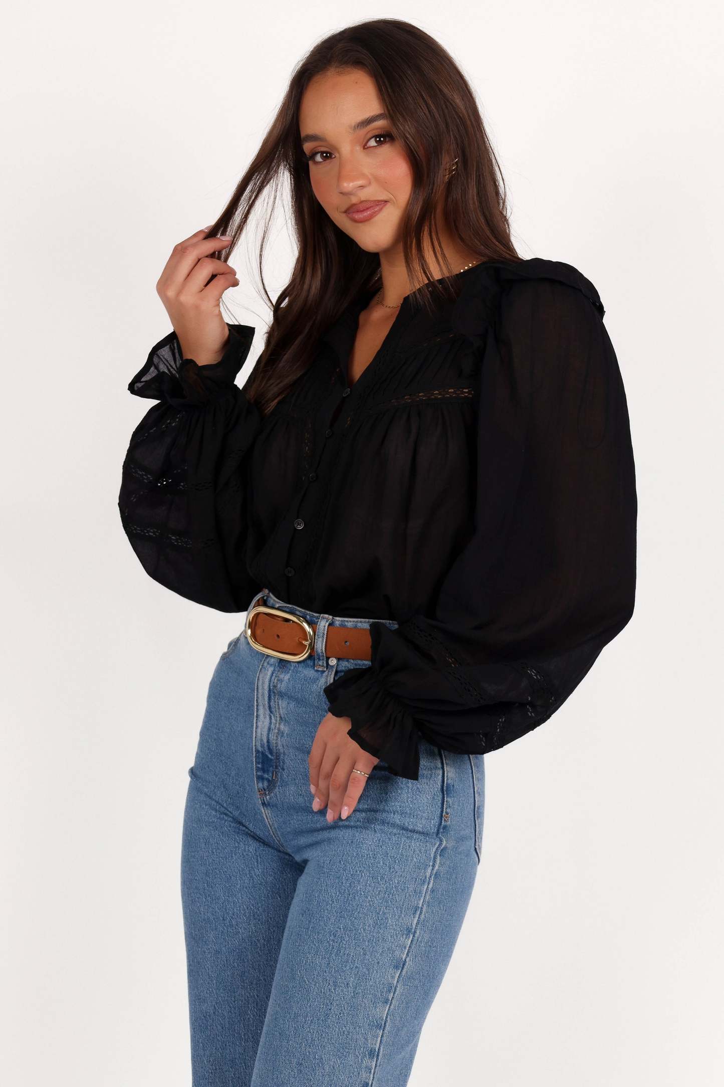 Emelia Top - Black-Sunny Prom