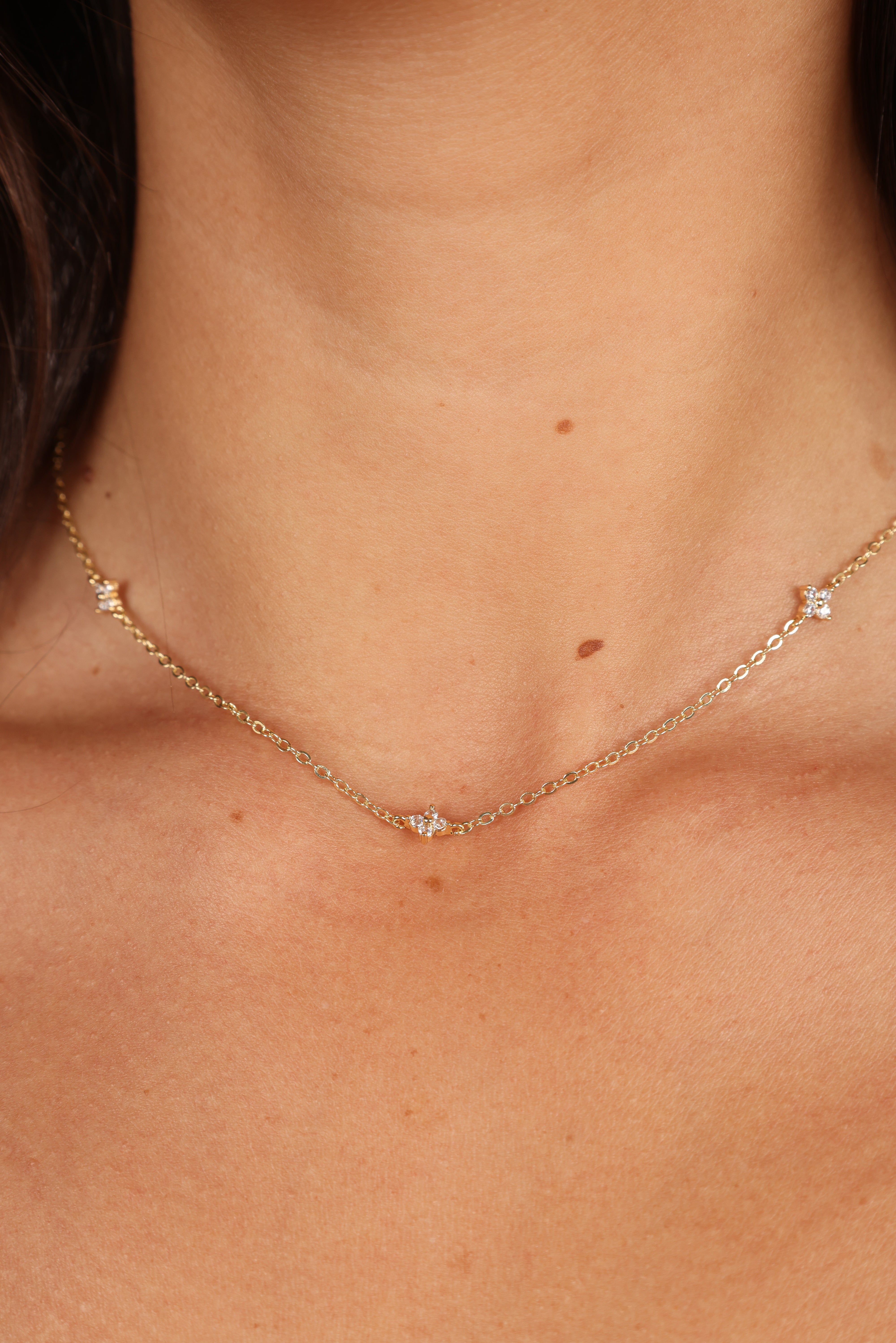 Emilee Necklace - Gold-Sunny Prom