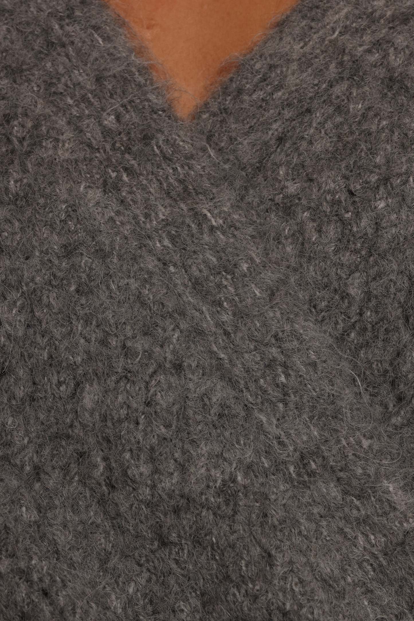 Etta Ballet Wrap Knit Sweater - Heather Grey-Sunny Prom