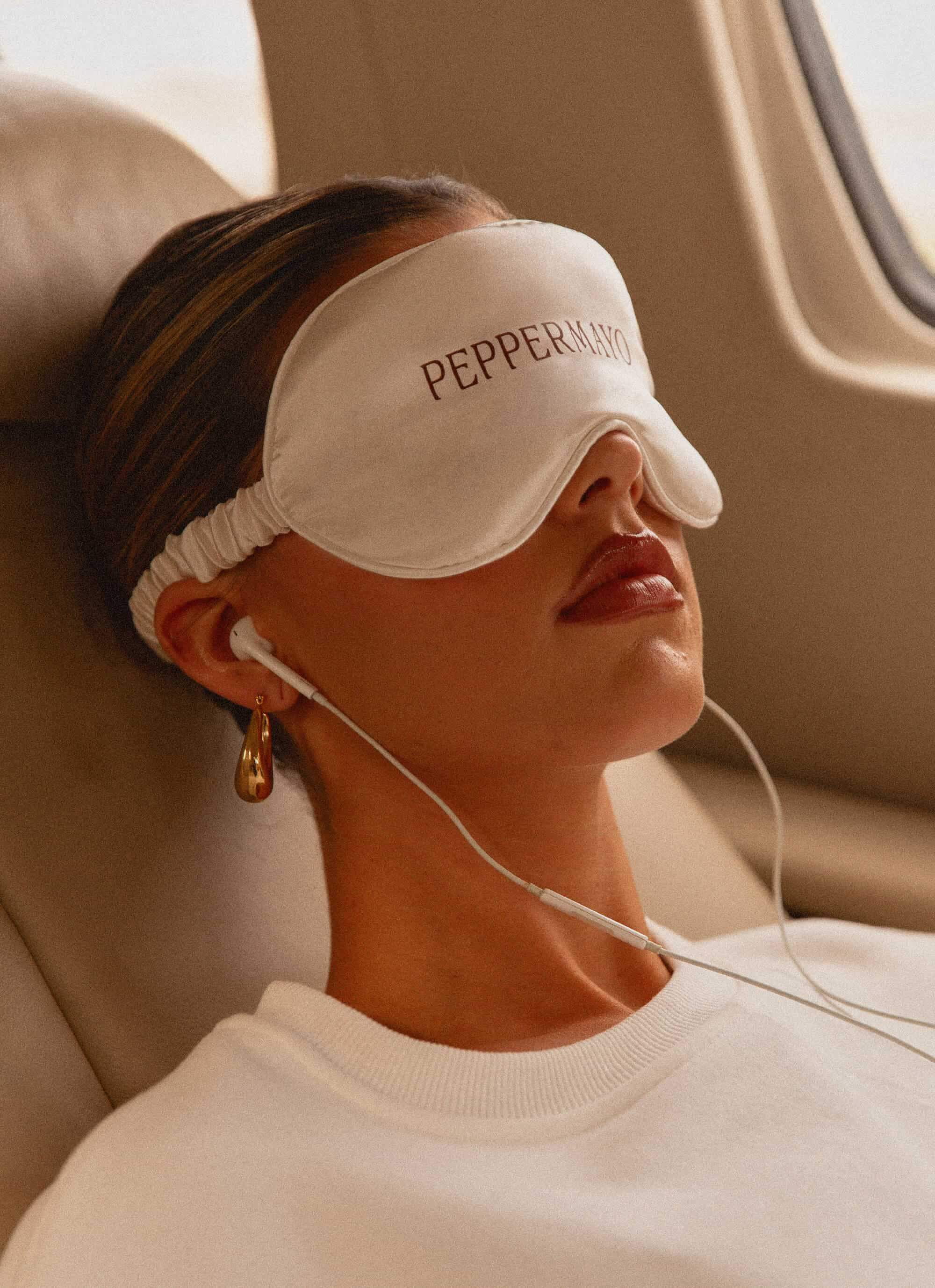 Nice Top Dreess Sleep Mask - Ivory-Sunny Prom. All rights reserved.