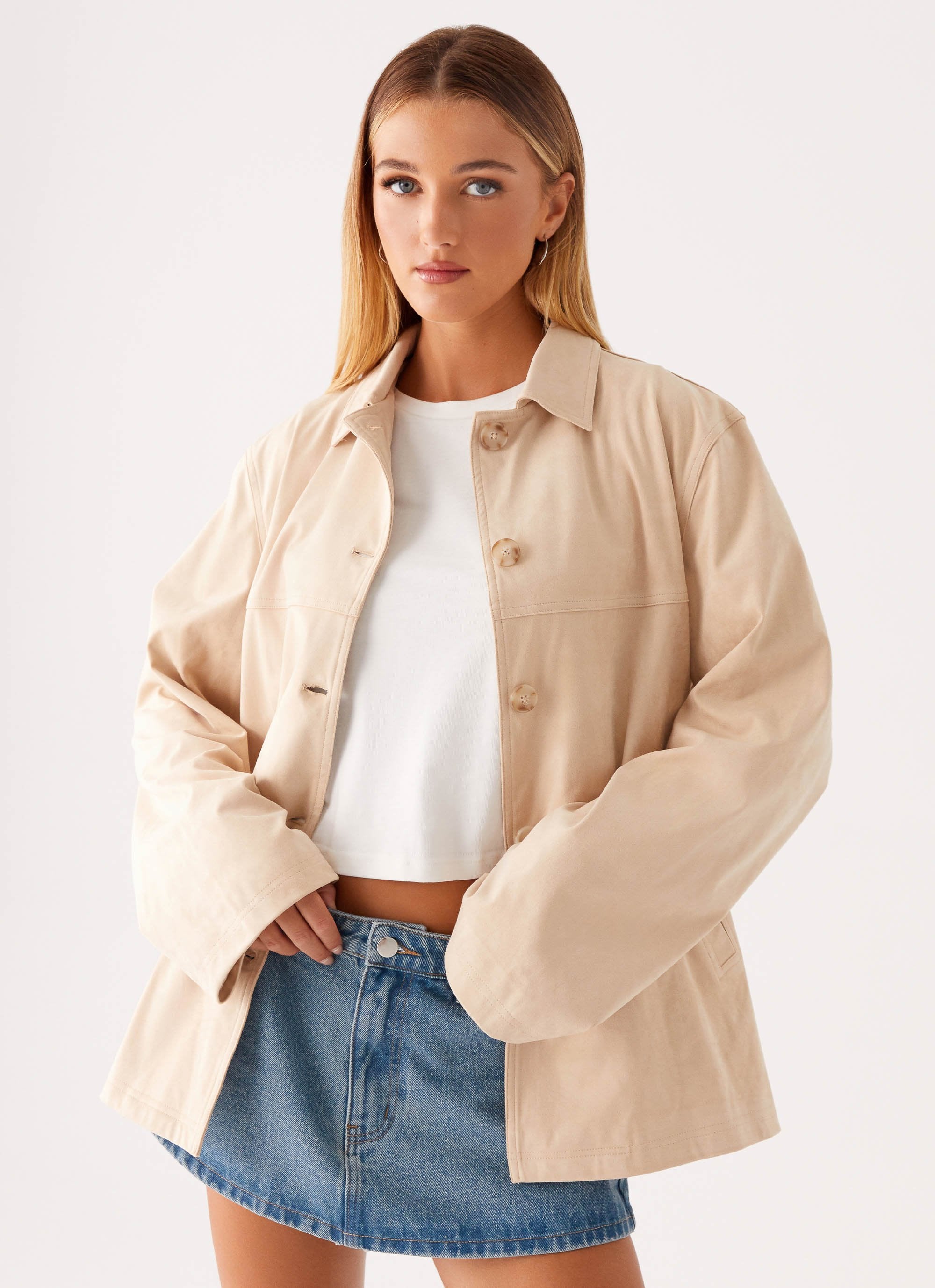Farley Jacket - Tan-Sunny Prom. All rights reserved.