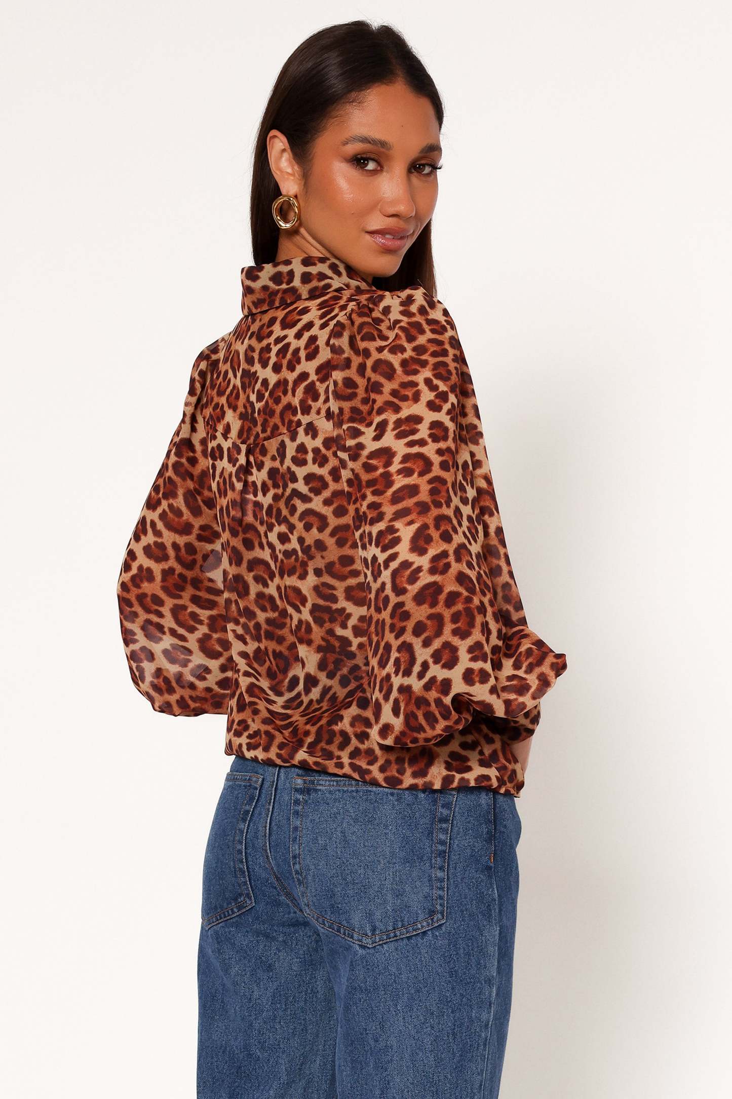Fleetwood Blouse - Leopard-Sunny Prom