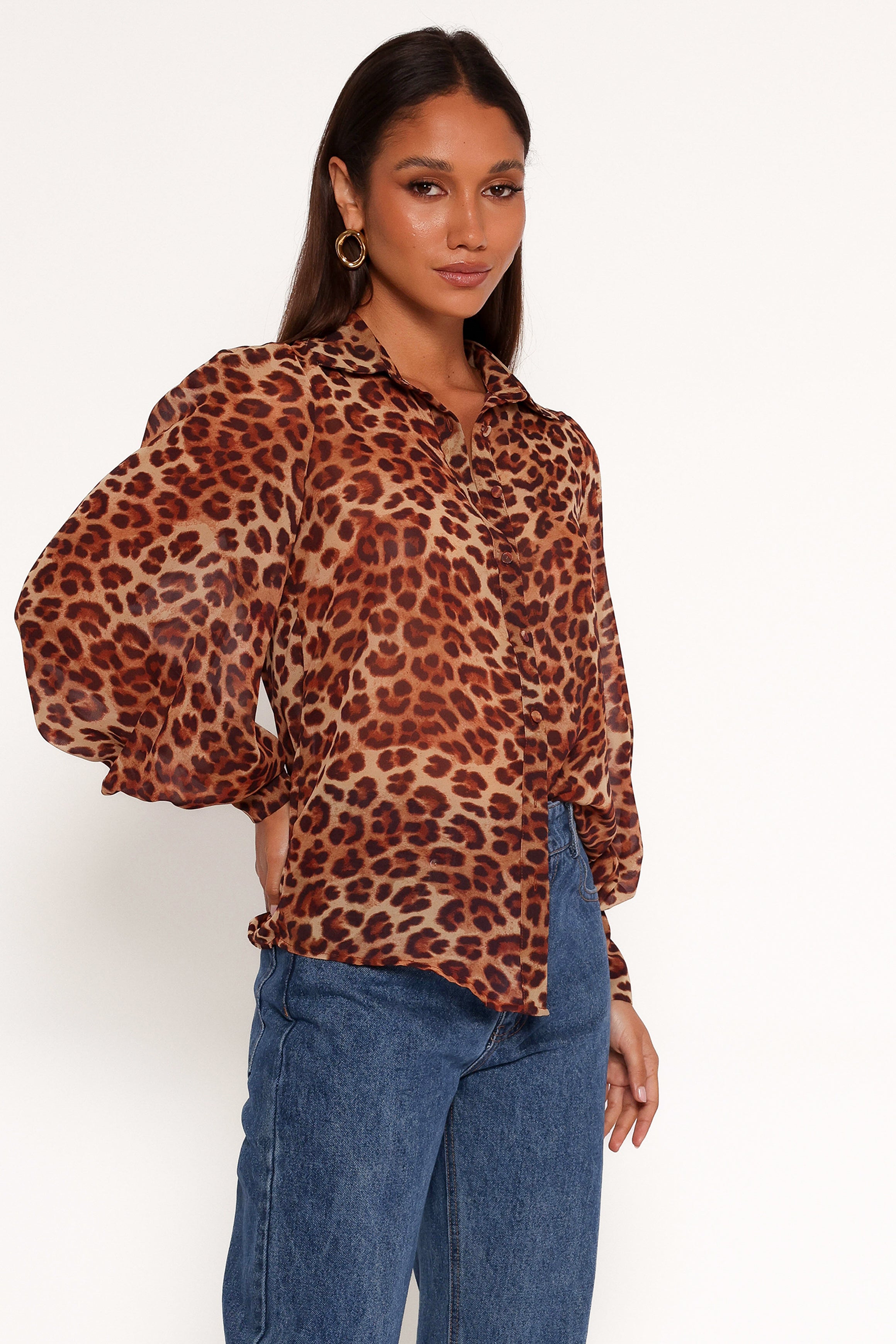 Fleetwood Blouse - Leopard-Sunny Prom
