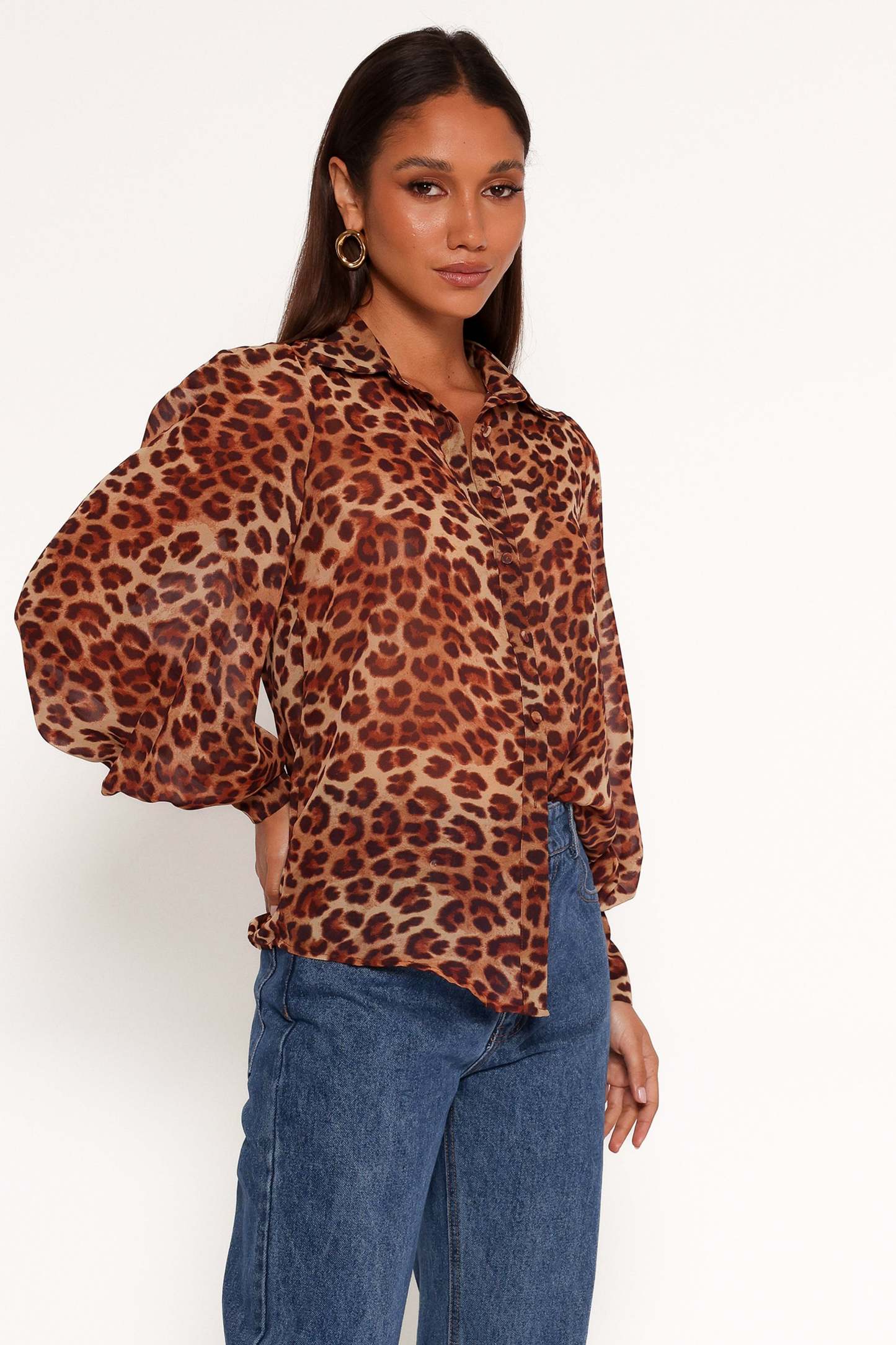 Fleetwood Blouse - Leopard-Sunny Prom