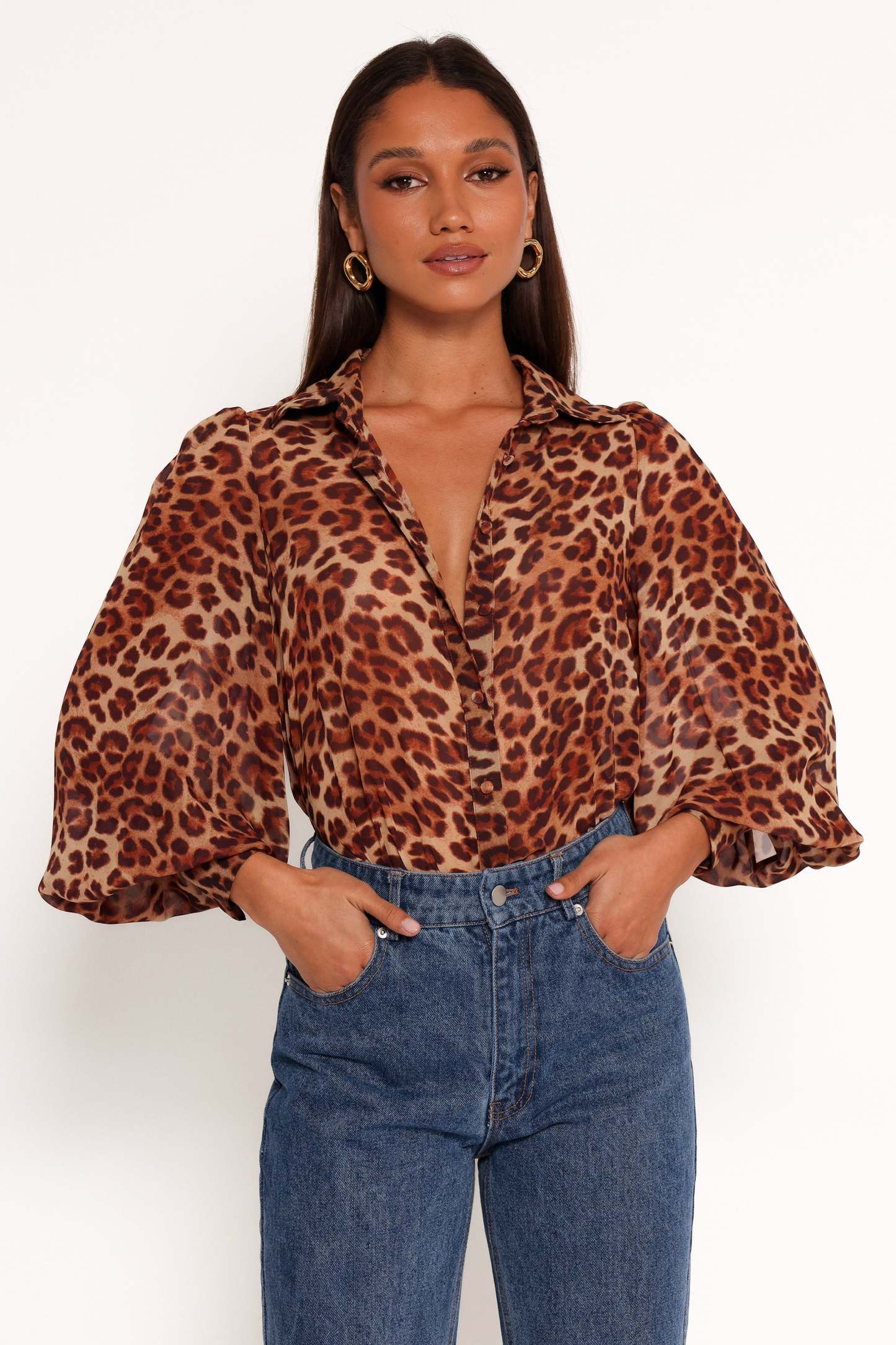Fleetwood Blouse - Leopard-Sunny Prom