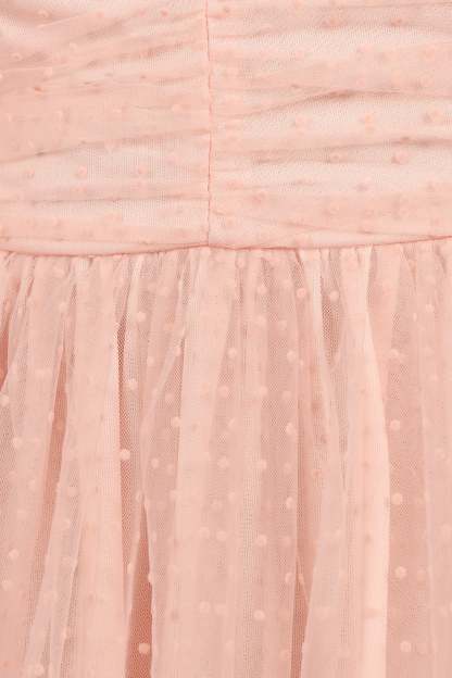 Floret Midi Dress - Petal Pink-Sunny Prom
