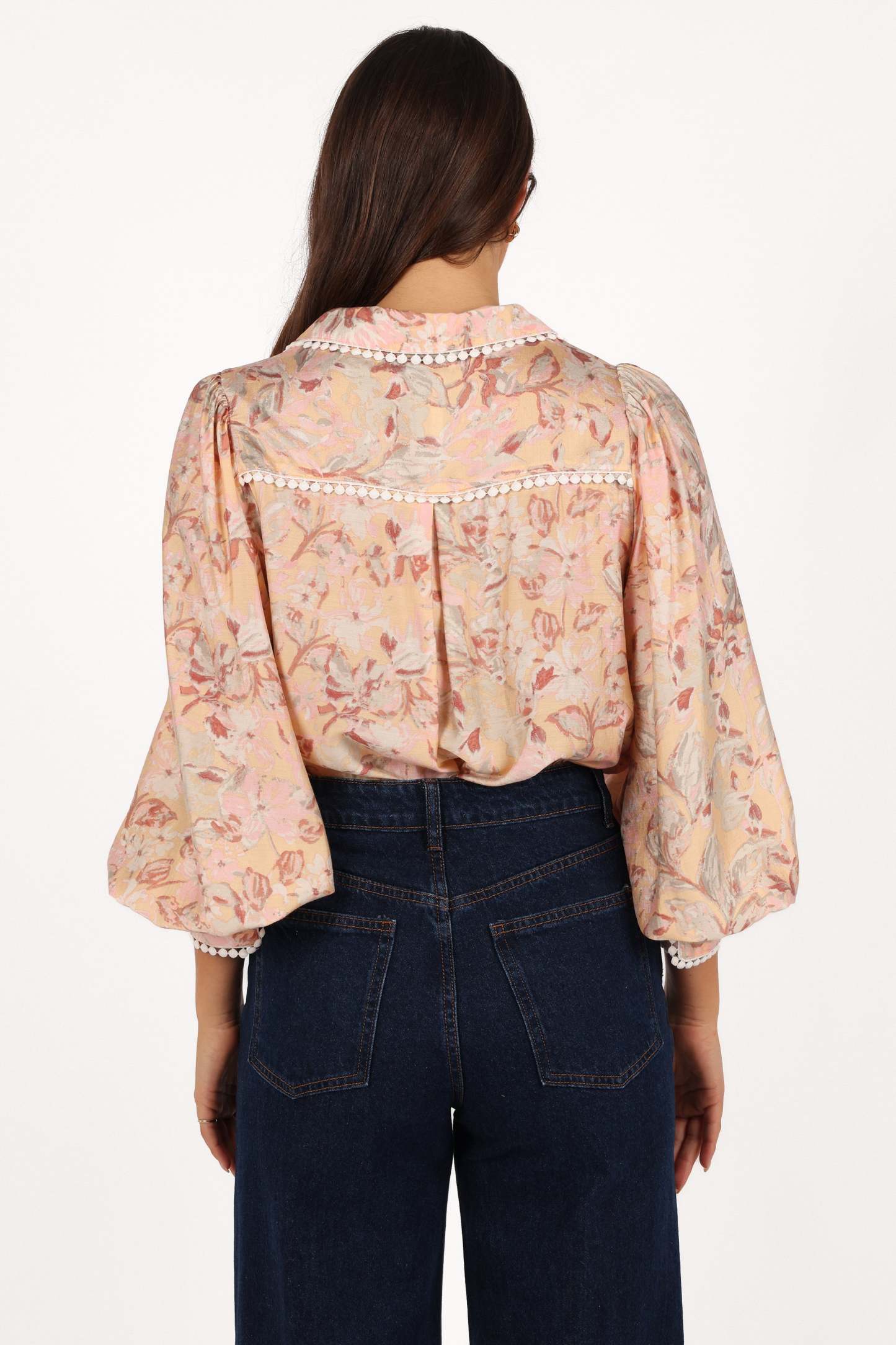 Floria Top - Beige Floral-Sunny Prom