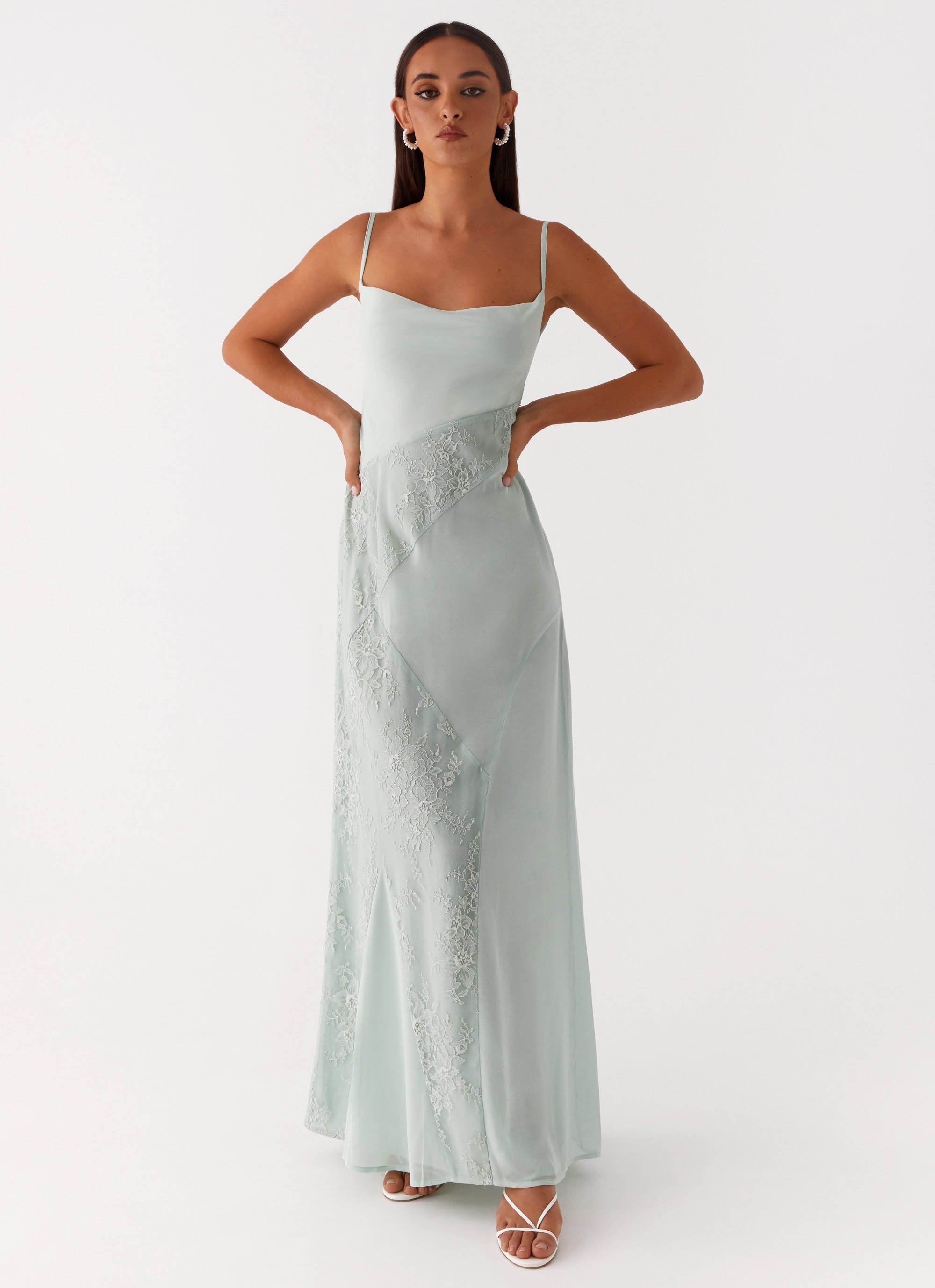 Gabriana Maxi Dress - Sage-Sunny Prom. All rights reserved.
