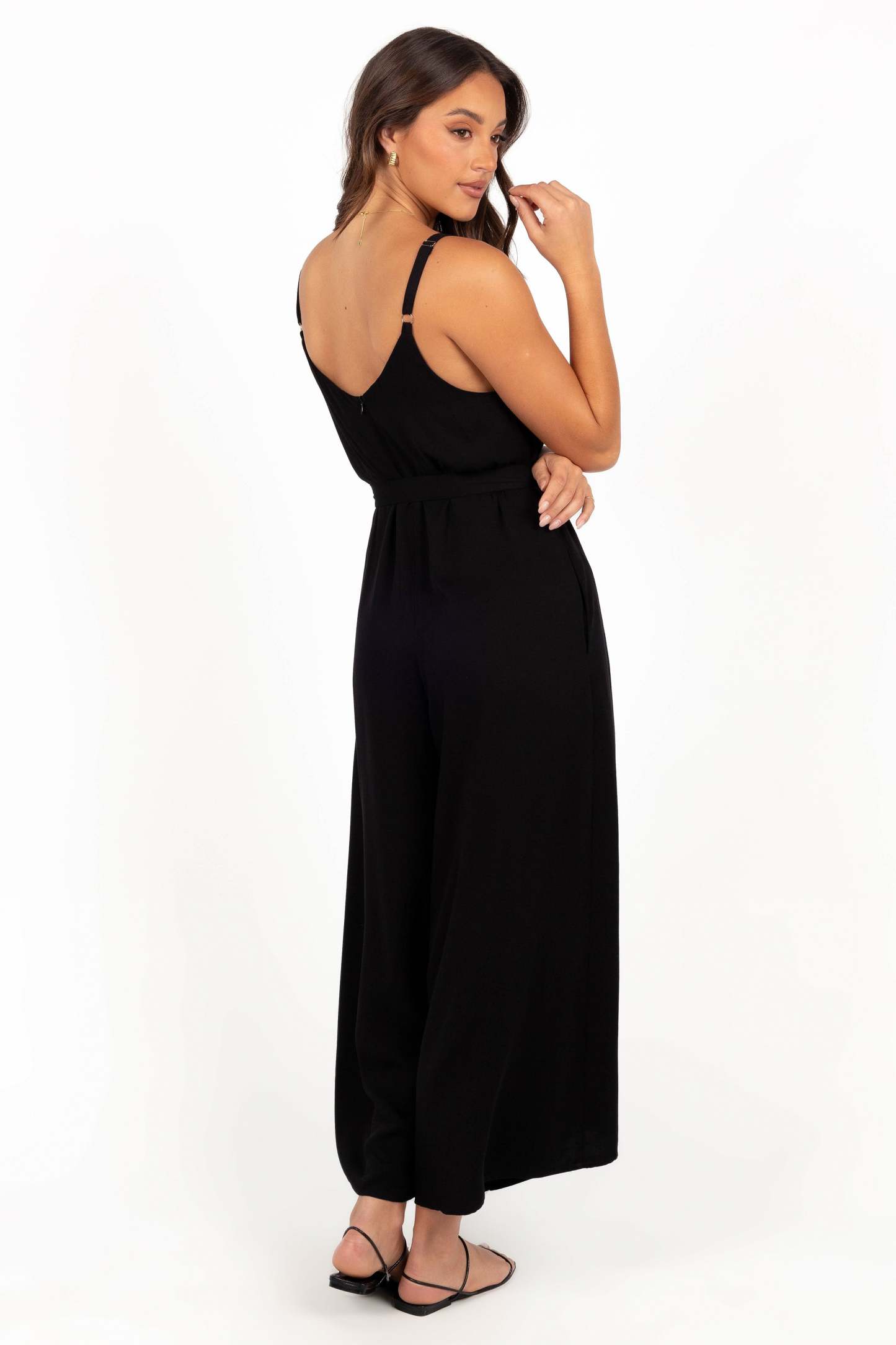 Gaia Jumpsuit - Black-Sunny Prom