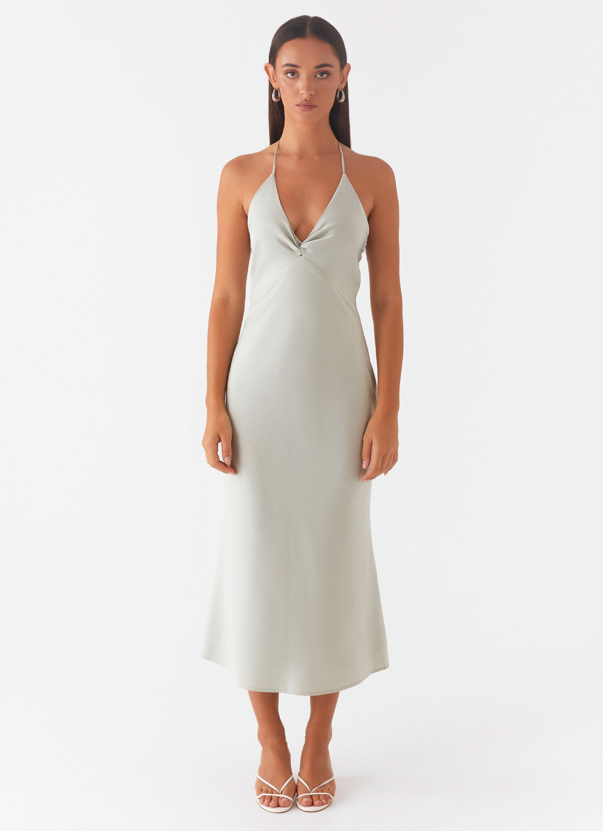 High Note Midi Dress - Sage-Sunny Prom. All rights reserved.