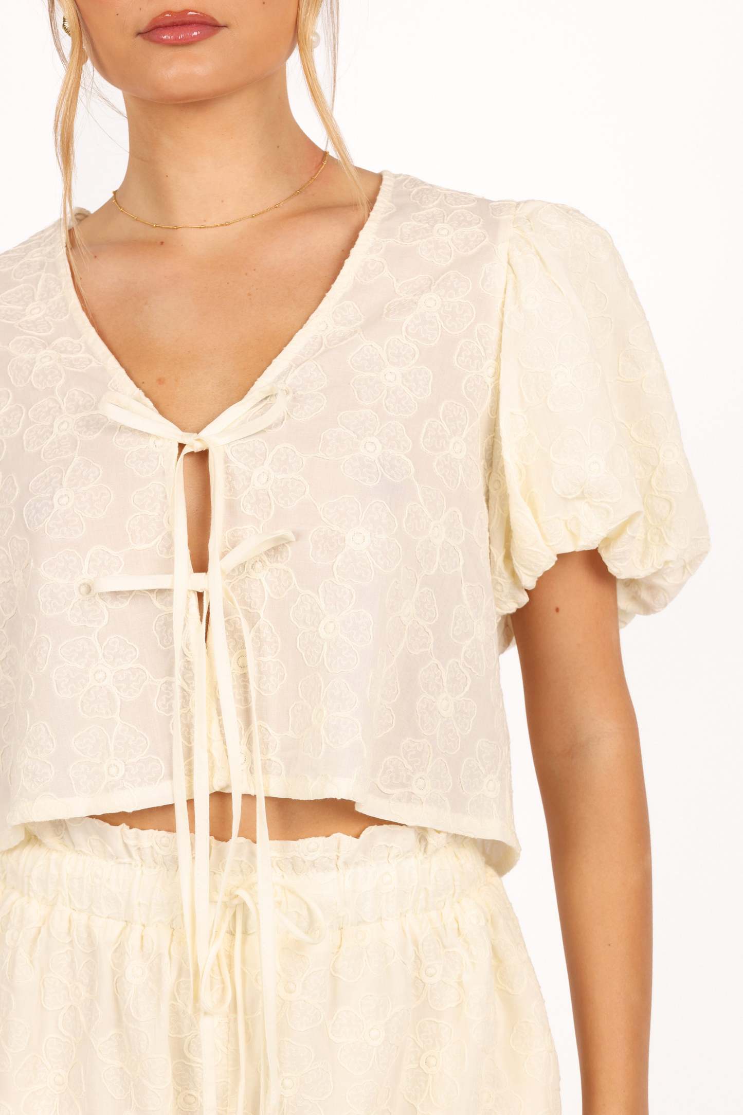 Hanna Short Set - Cream-Sunny Prom