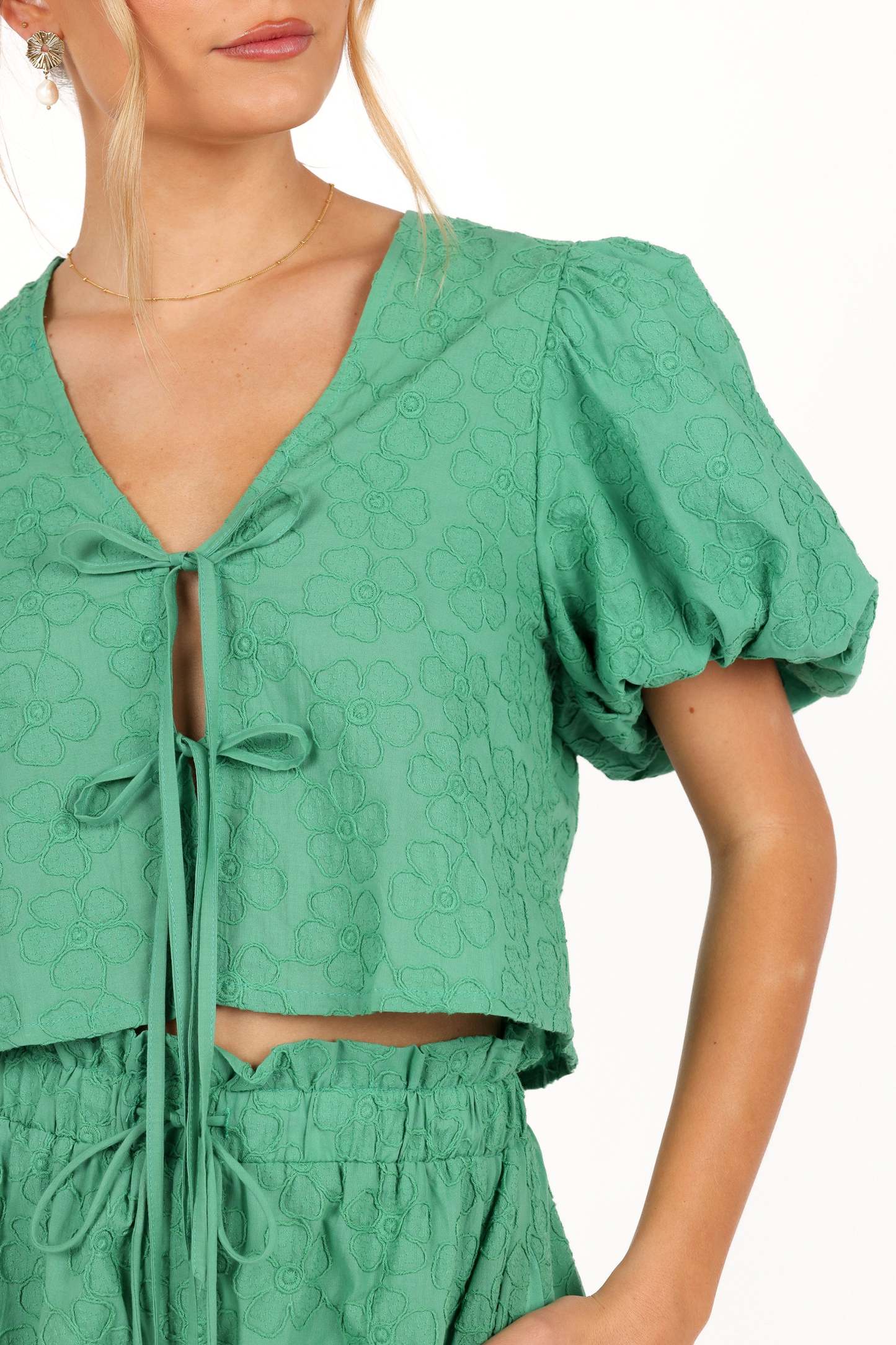 Hanna Short Set - Green-Sunny Prom