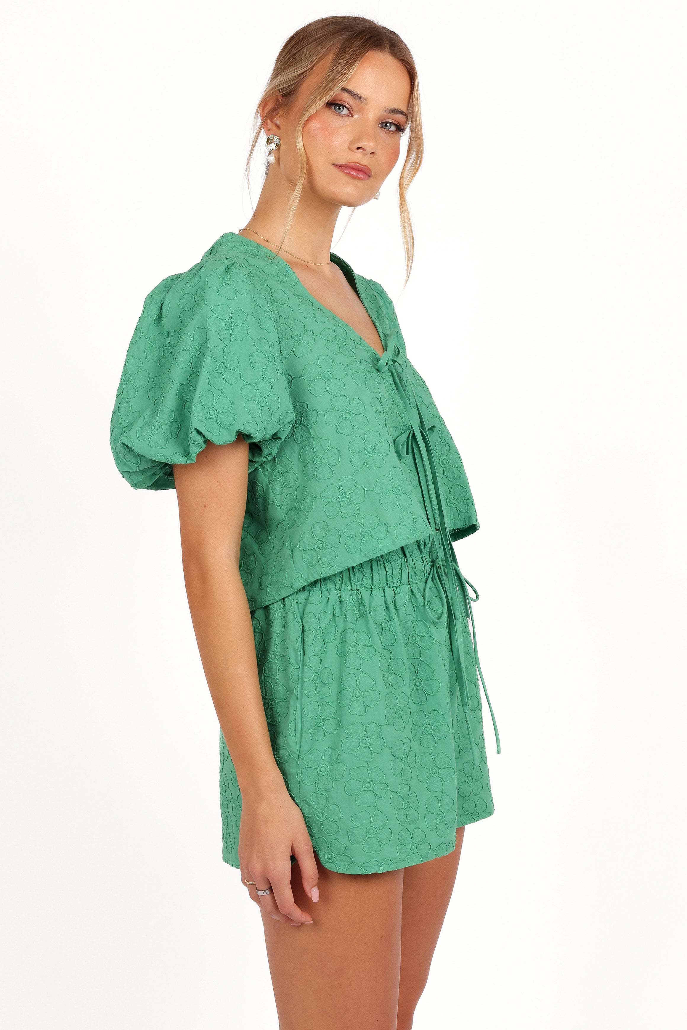 Hanna Short Set - Green-Sunny Prom