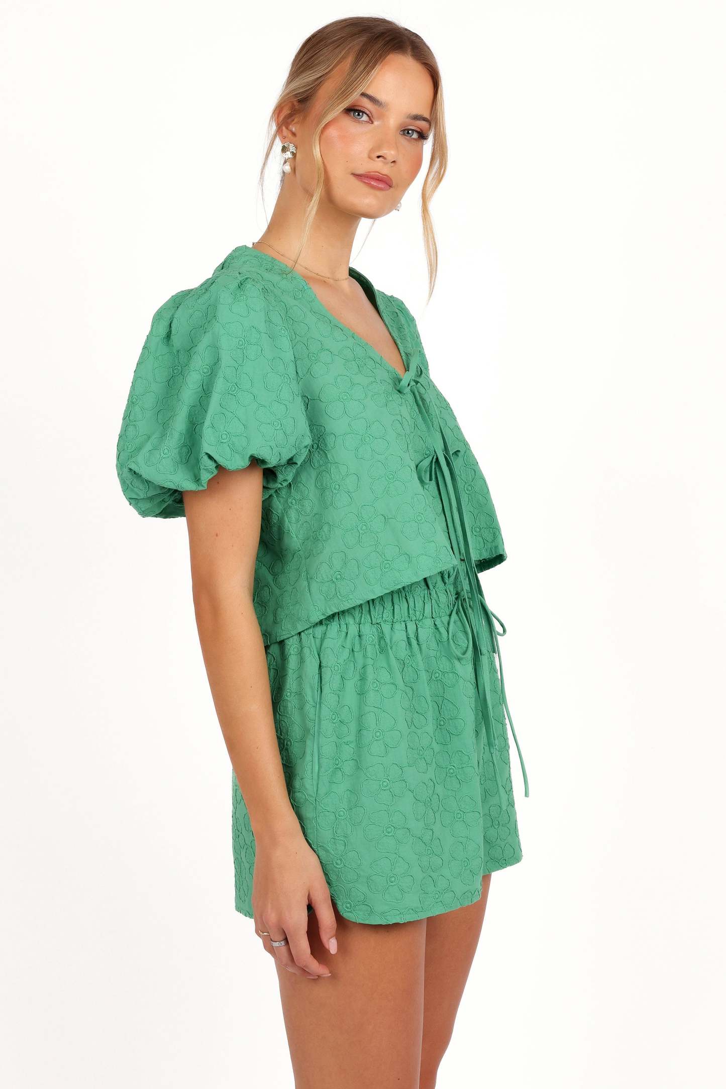 Hanna Short Set - Green-Sunny Prom