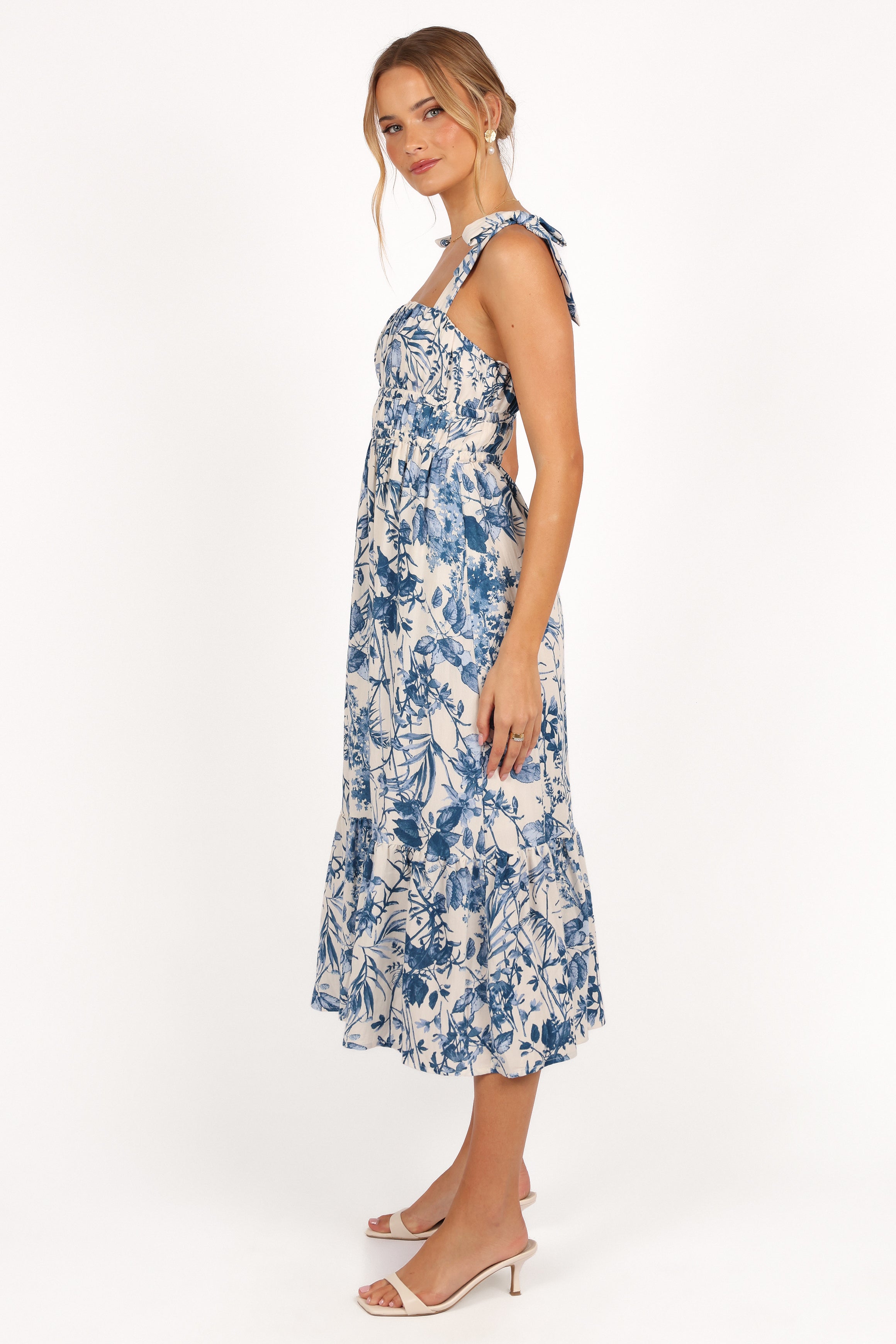 Harlowe Midi Dress - Porcelain Blue-Sunny Prom