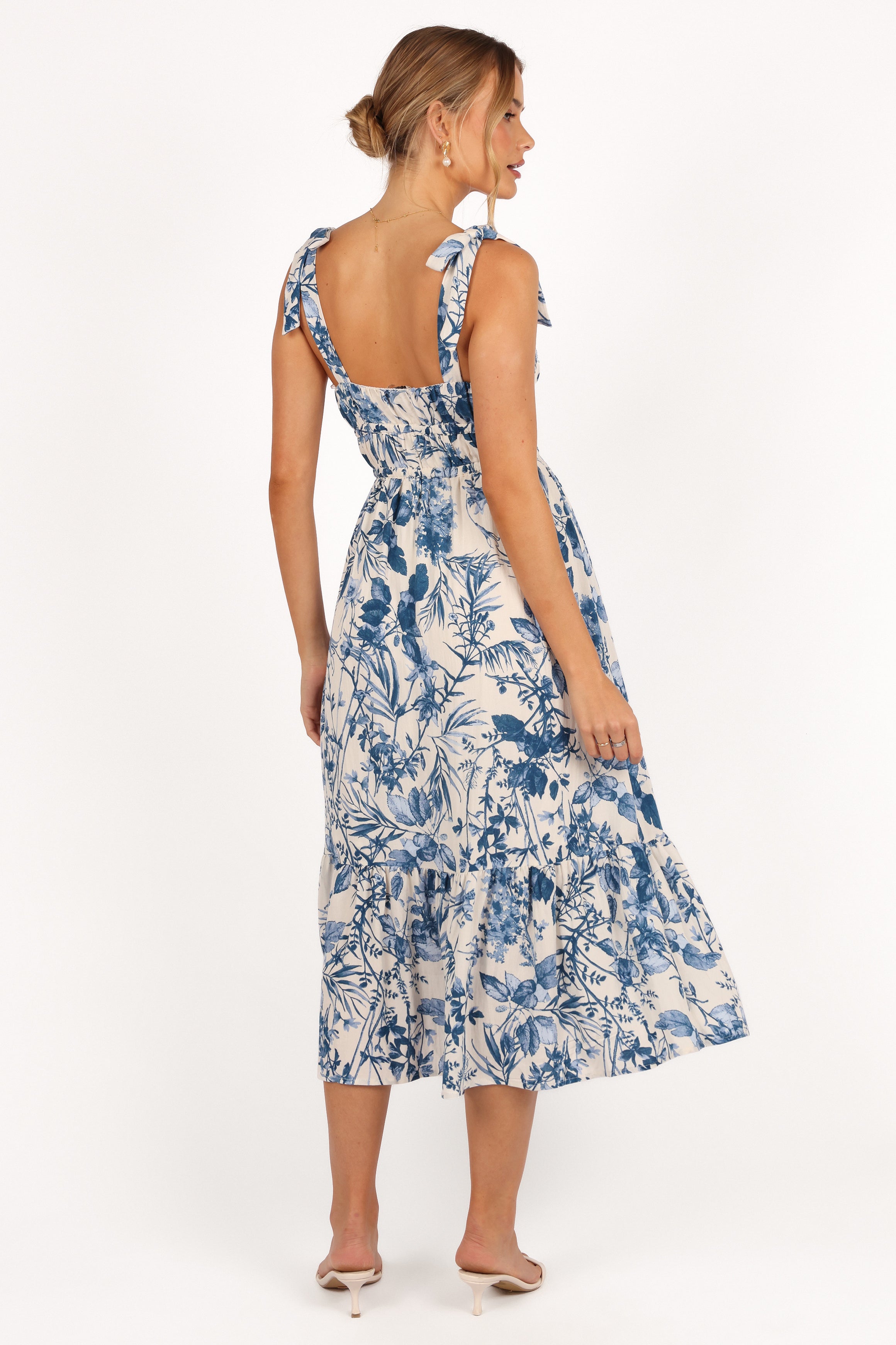 Harlowe Midi Dress - Porcelain Blue-Sunny Prom