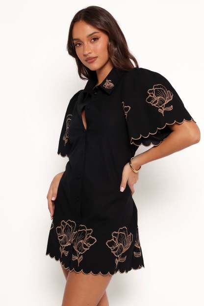 Jax Mini Dress - Black-Sunny Prom